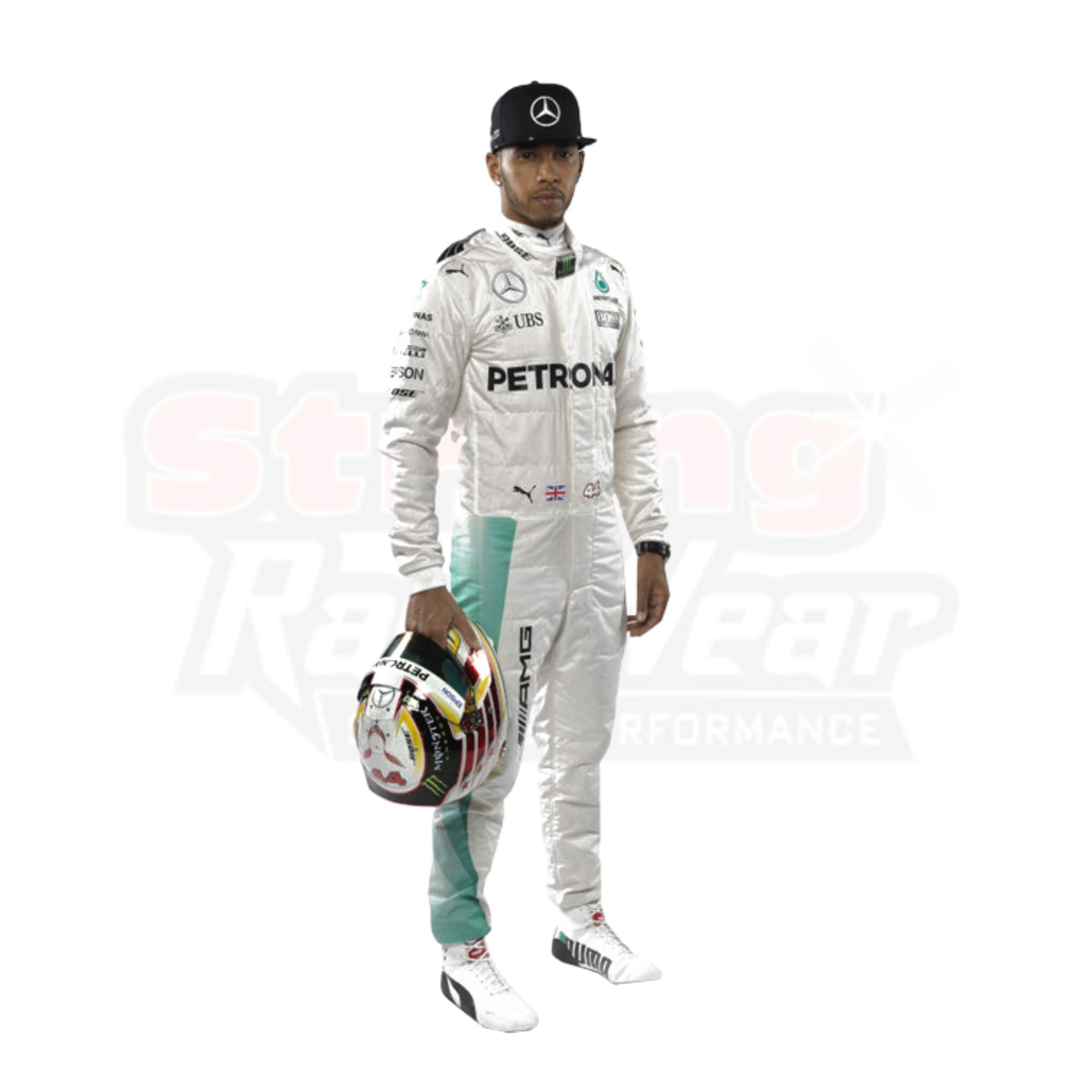 2017 Lewis Hamilton PETRONAS Mercedes F1 Race Suit REPLICA