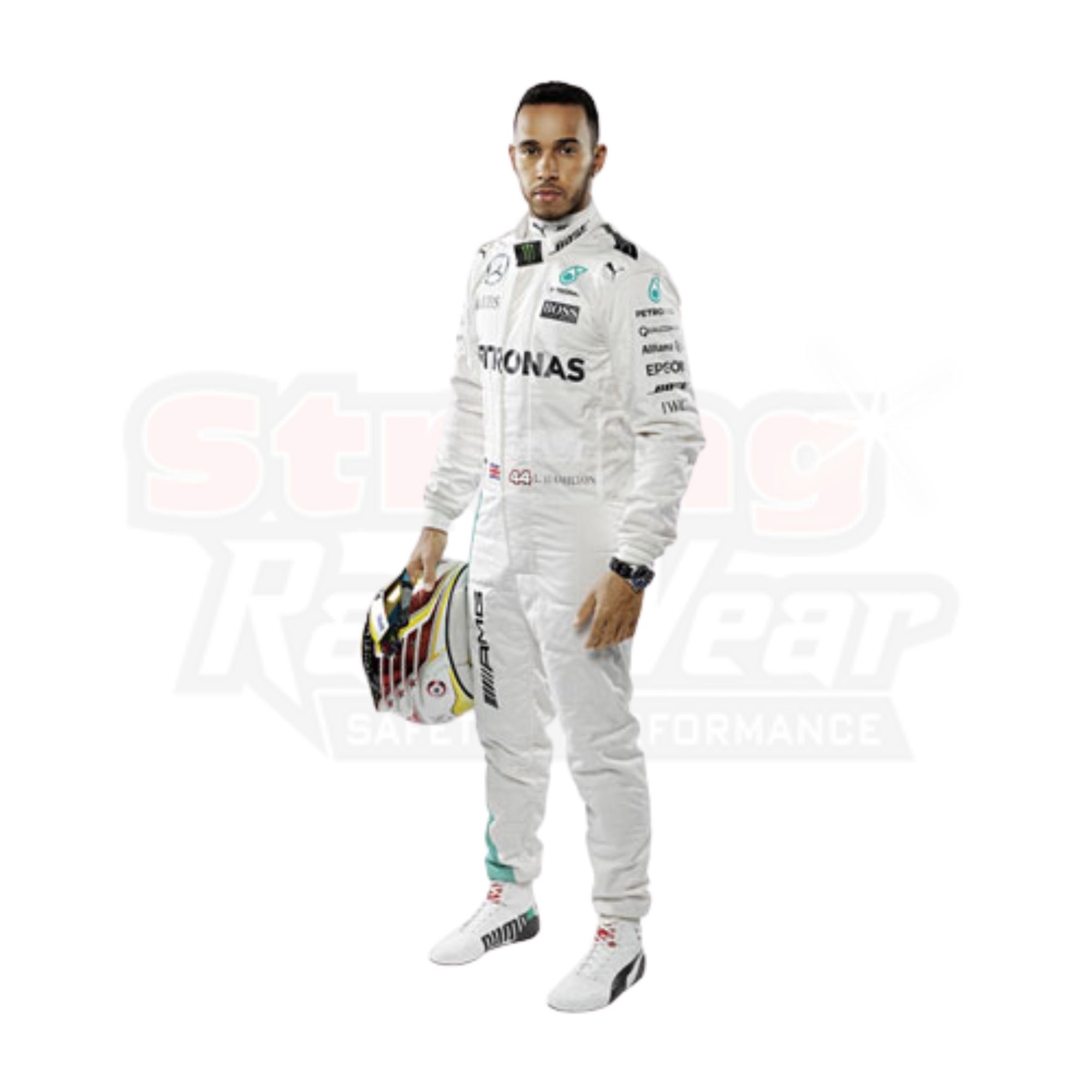 2017 Lewis Hamilton PETRONAS Mercedes F1 Race Suit REPLICA