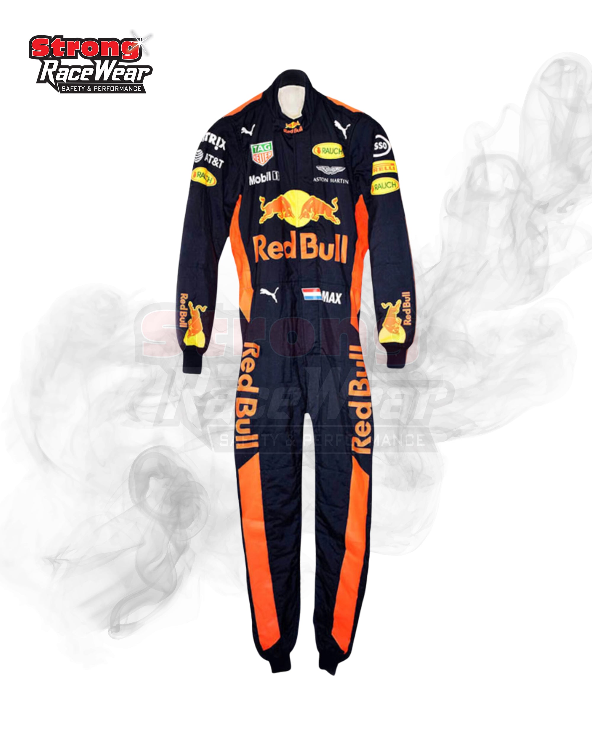 2017 Max Verstappen Race Red Bull F1 Suit