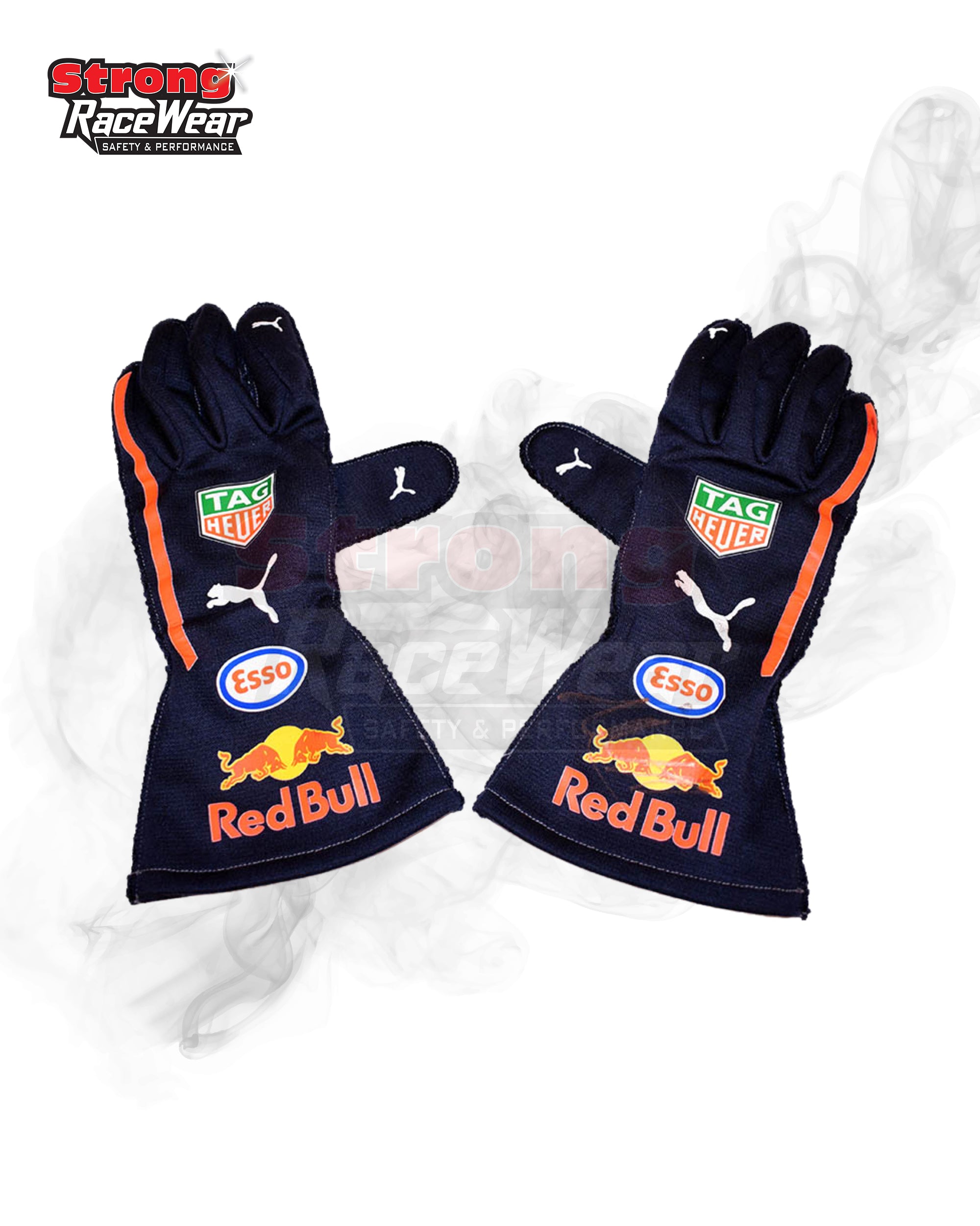 2017 Max Verstappen Race Worn Red Bull F1 Gloves