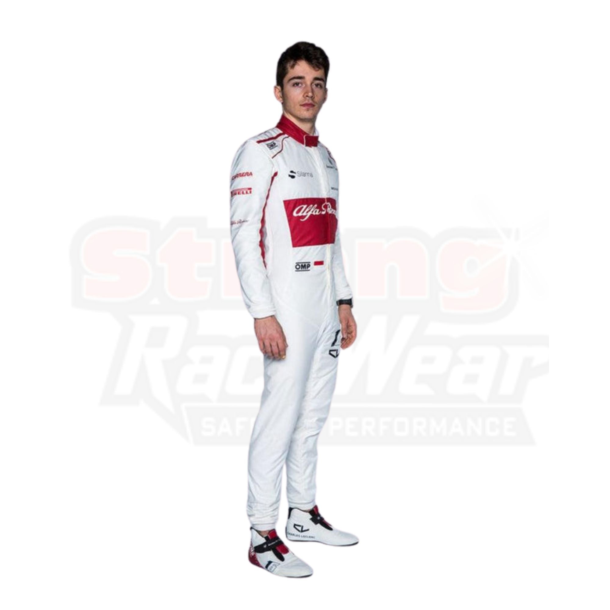 2018 Charles Leclerc Alfa Romeo Sauber Formula One Suit