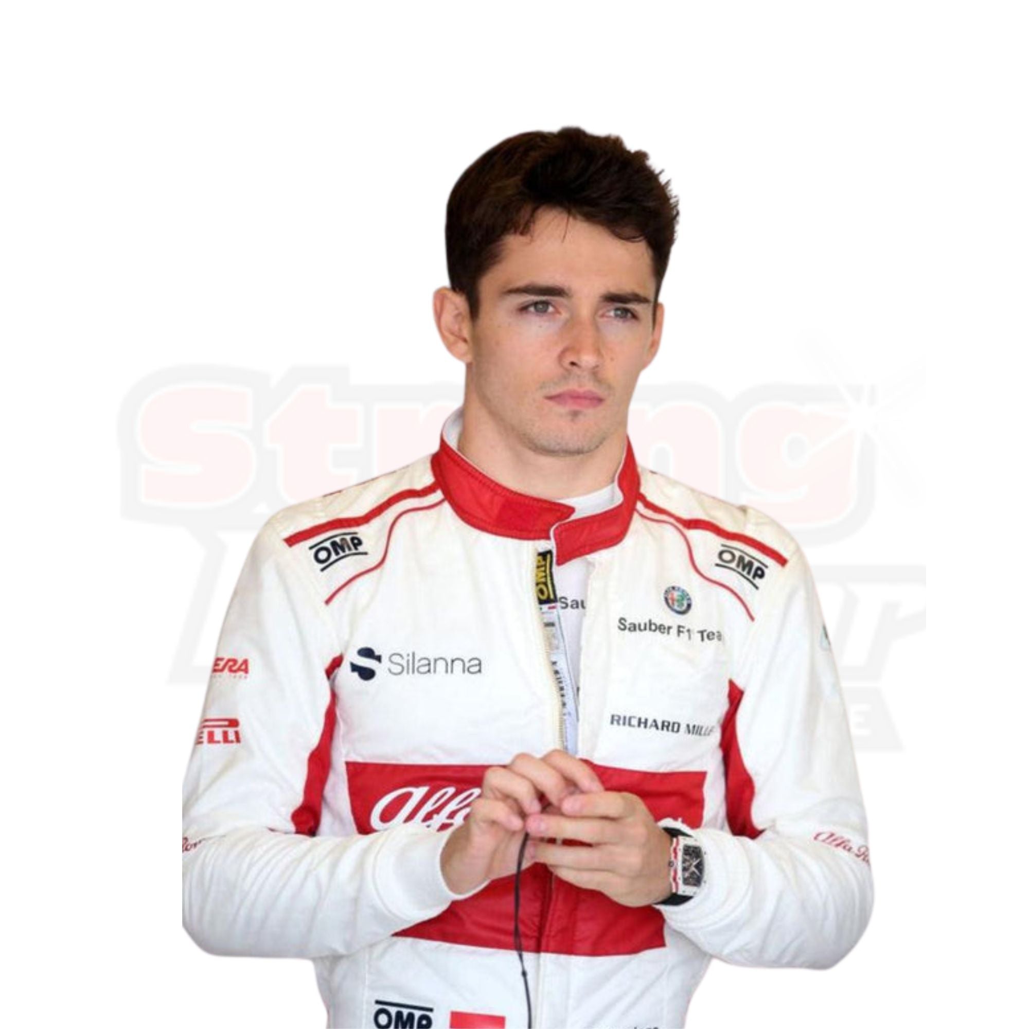 2018 Charles Leclerc Alfa Romeo Sauber Formula One Suit