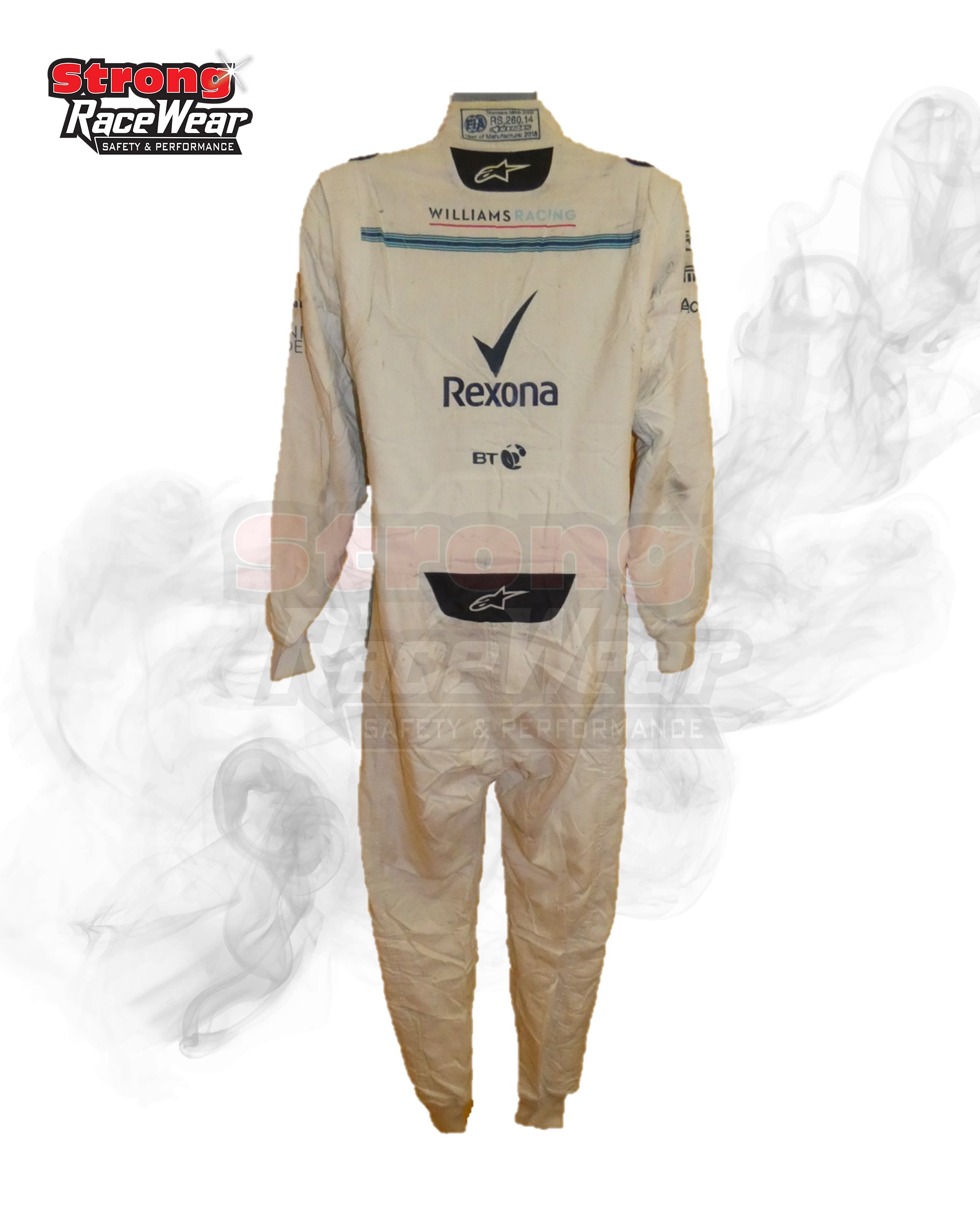 2018 Lance Stroll Abu Dhabi GP Williams Race Suit