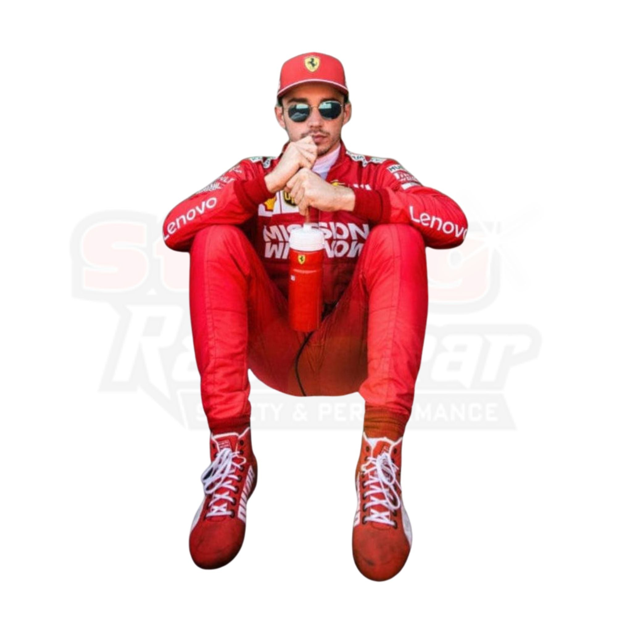 2019 Charles Leclerc Race Mission Winnow Scuderia Ferrari F1 Suit