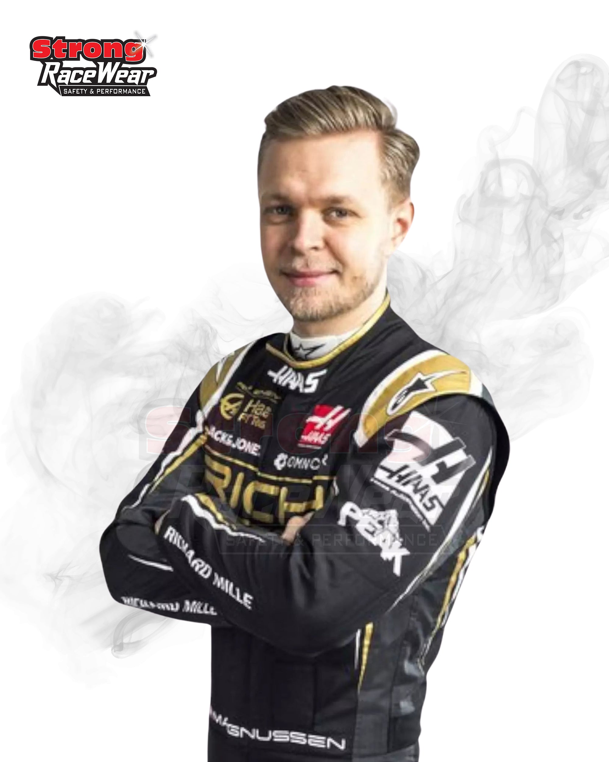 2019 Kevin Magnussen Haas F1 Race Suit Brazilian GP