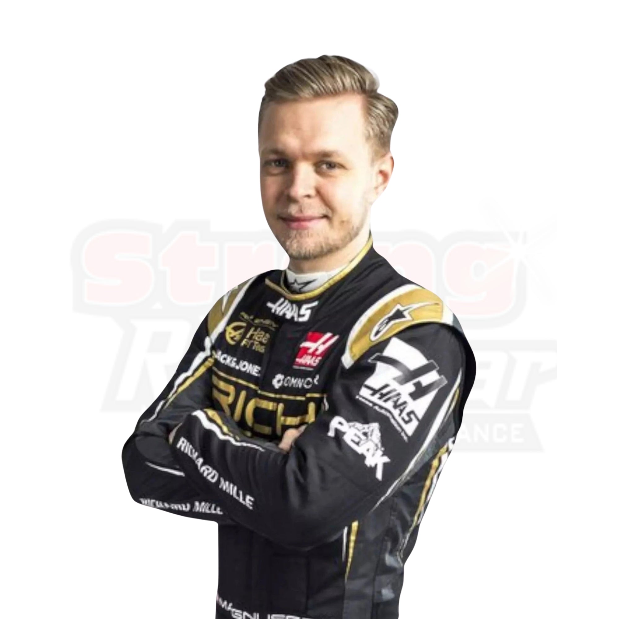 2019 Kevin Magnussen Haas F1 Race Suit _ Brazilian GP