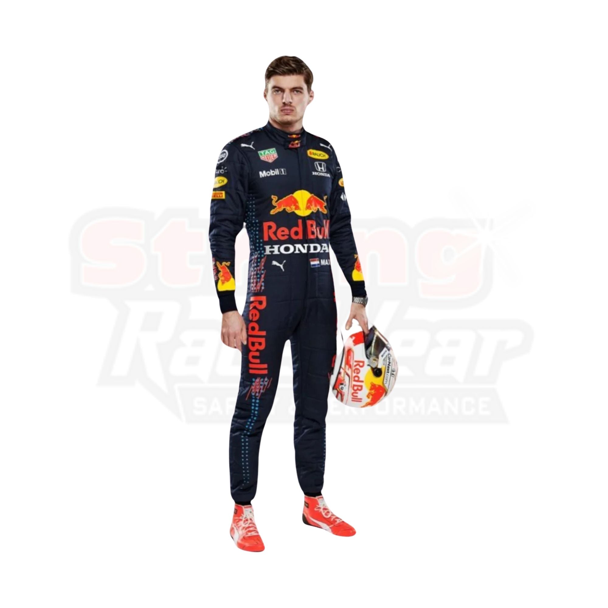 2019 Max Verstappen Replica Red bull Racing Suit F1 Honda