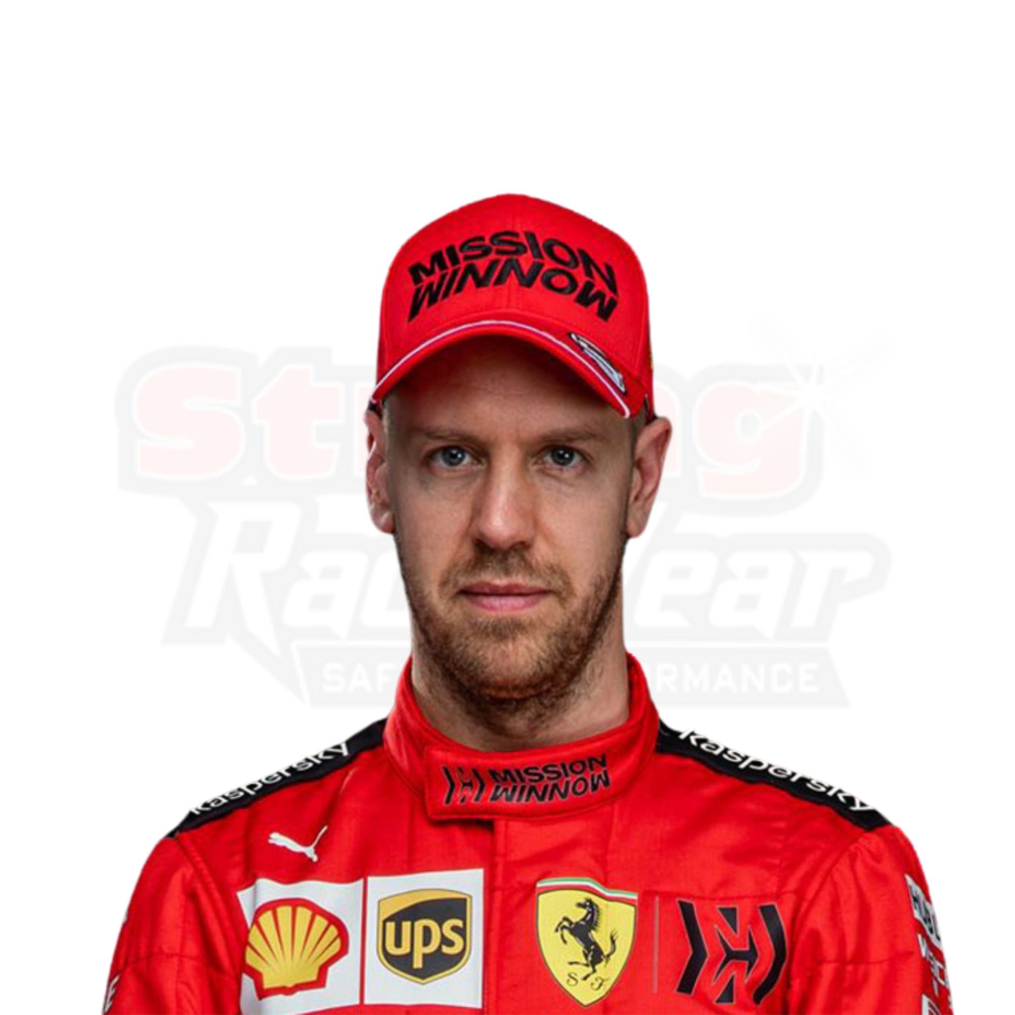 2019 Sebastian Vettel Brazilian GP Scuderia Ferrari F1 Suit