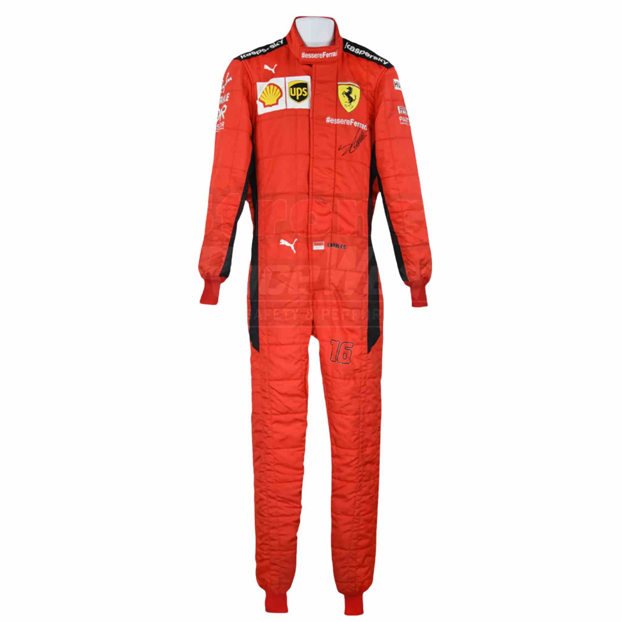 2020 Charles Leclerc Race Scuderia Ferrari F1 Suit
