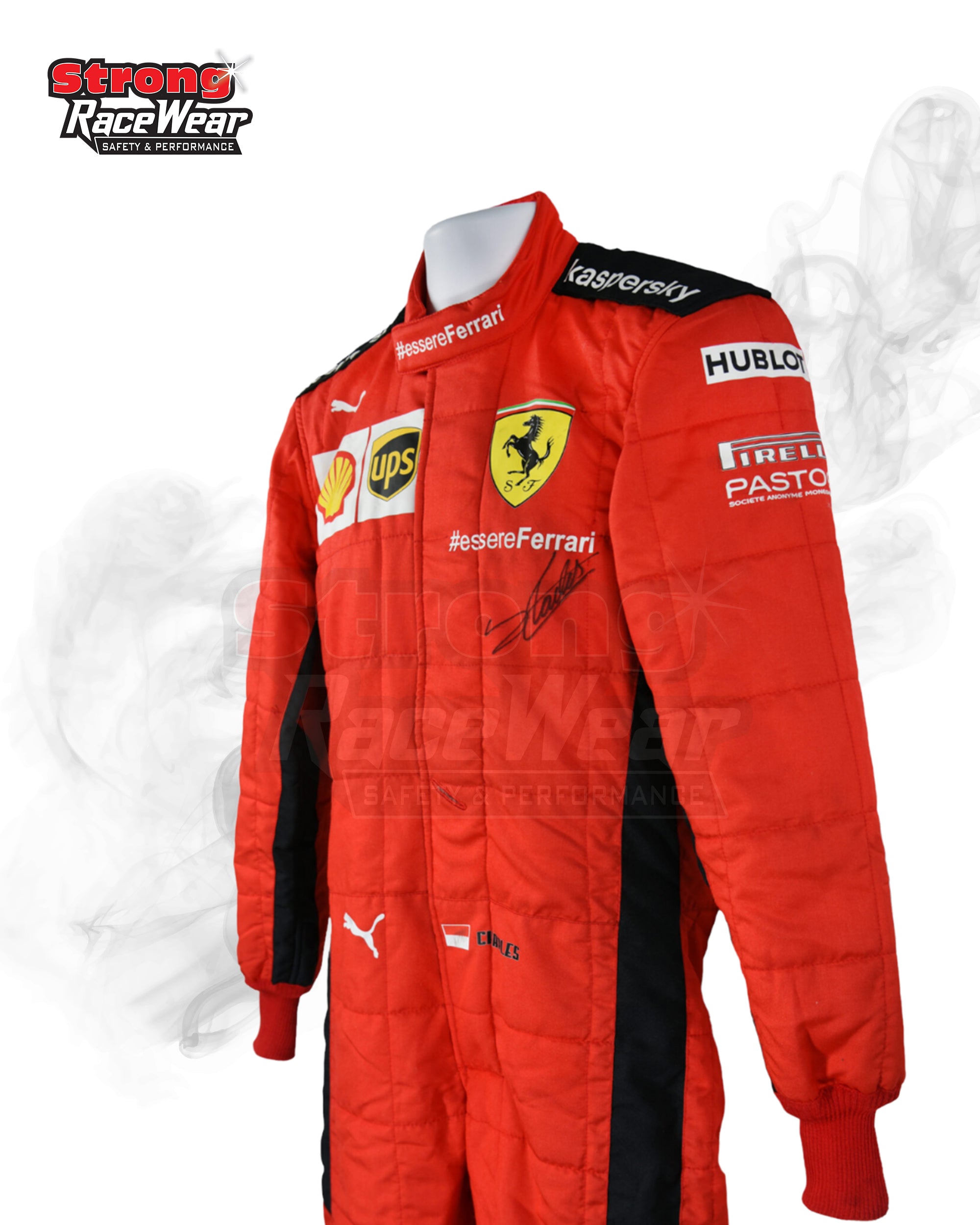 2020 Charles Leclerc Race Scuderia Ferrari F1 Suit