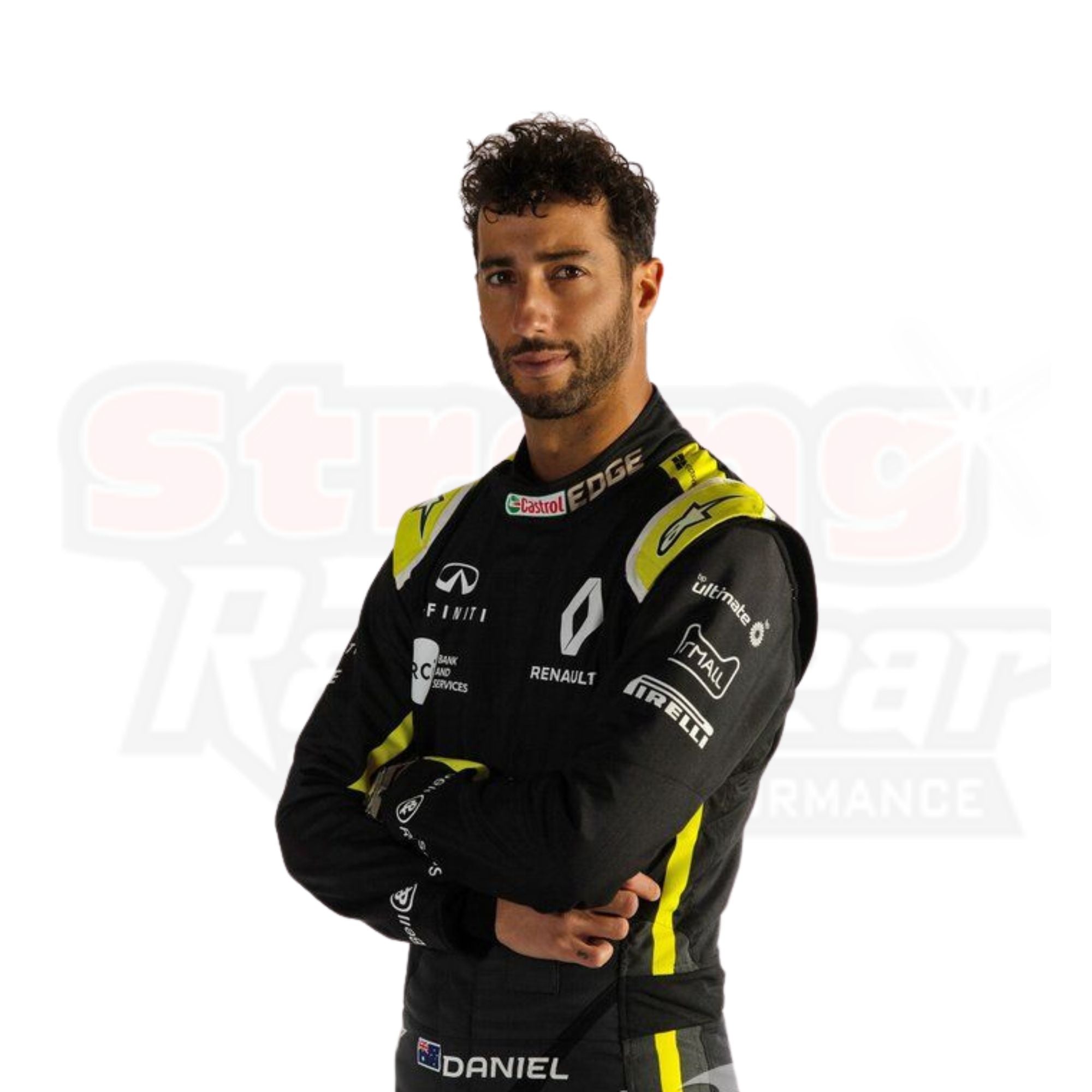 2020 Daniel Ricciardo Renault F1 Replica Race Suit _ F1 Driver