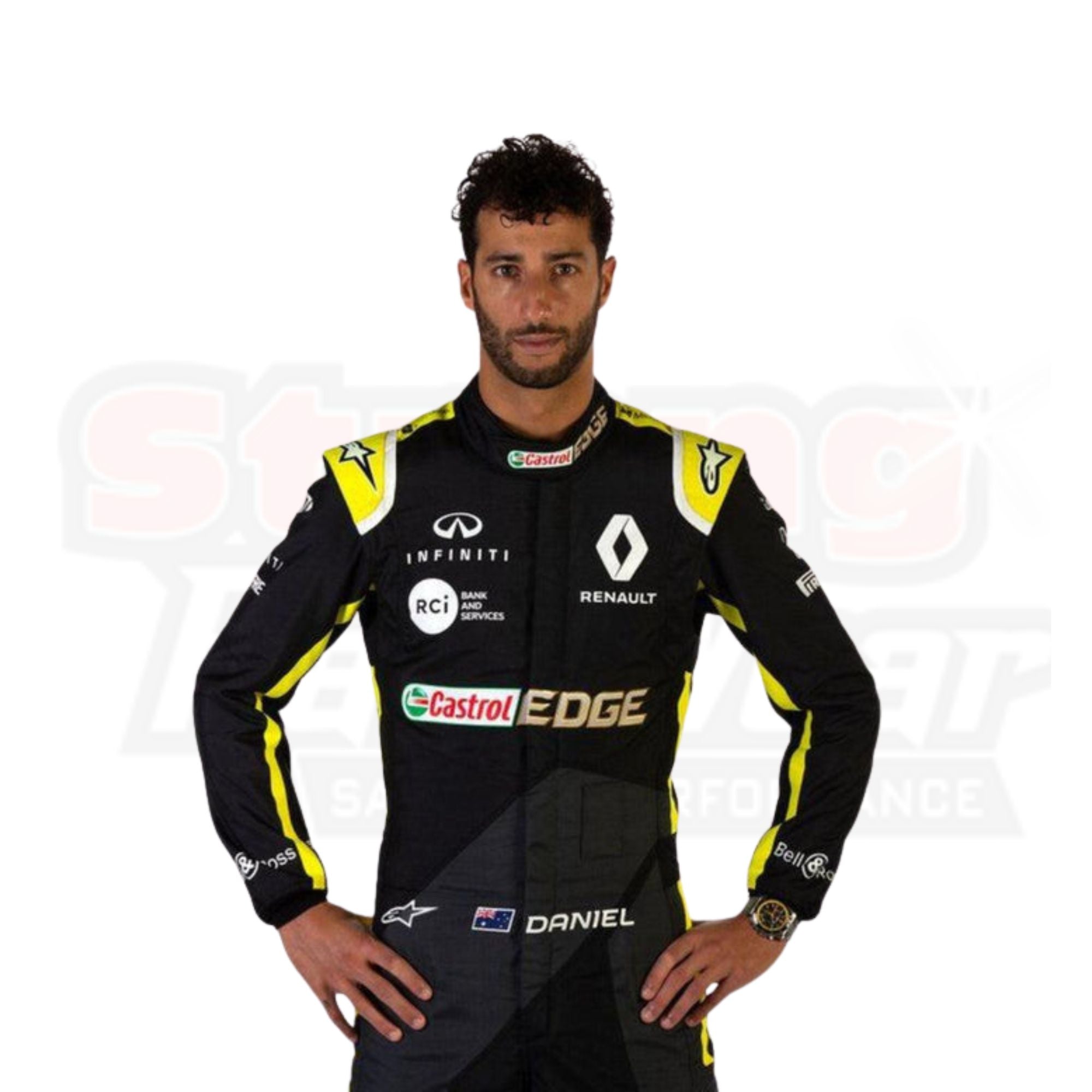 2020 Daniel Ricciardo Renault F1 Replica Race Suit _ F1 Driver