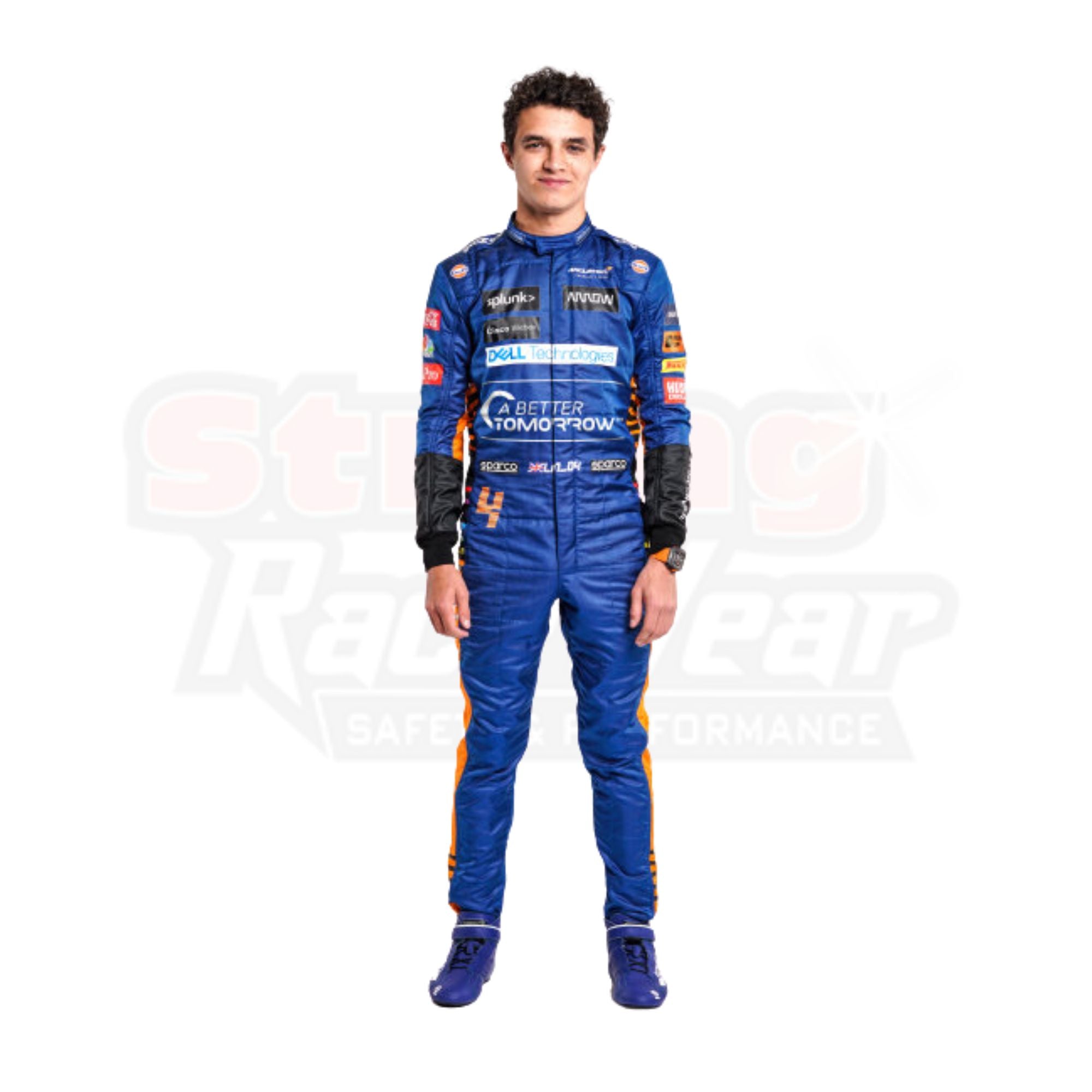 2020 Lando Norris McLaren Formula 1 Team Racing Suit