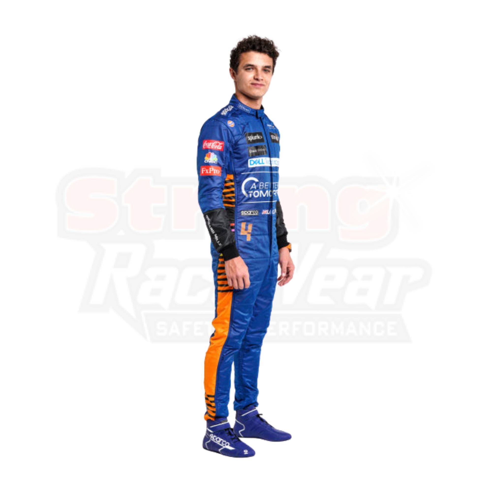 2020 Lando Norris McLaren Formula 1 Team Racing Suit