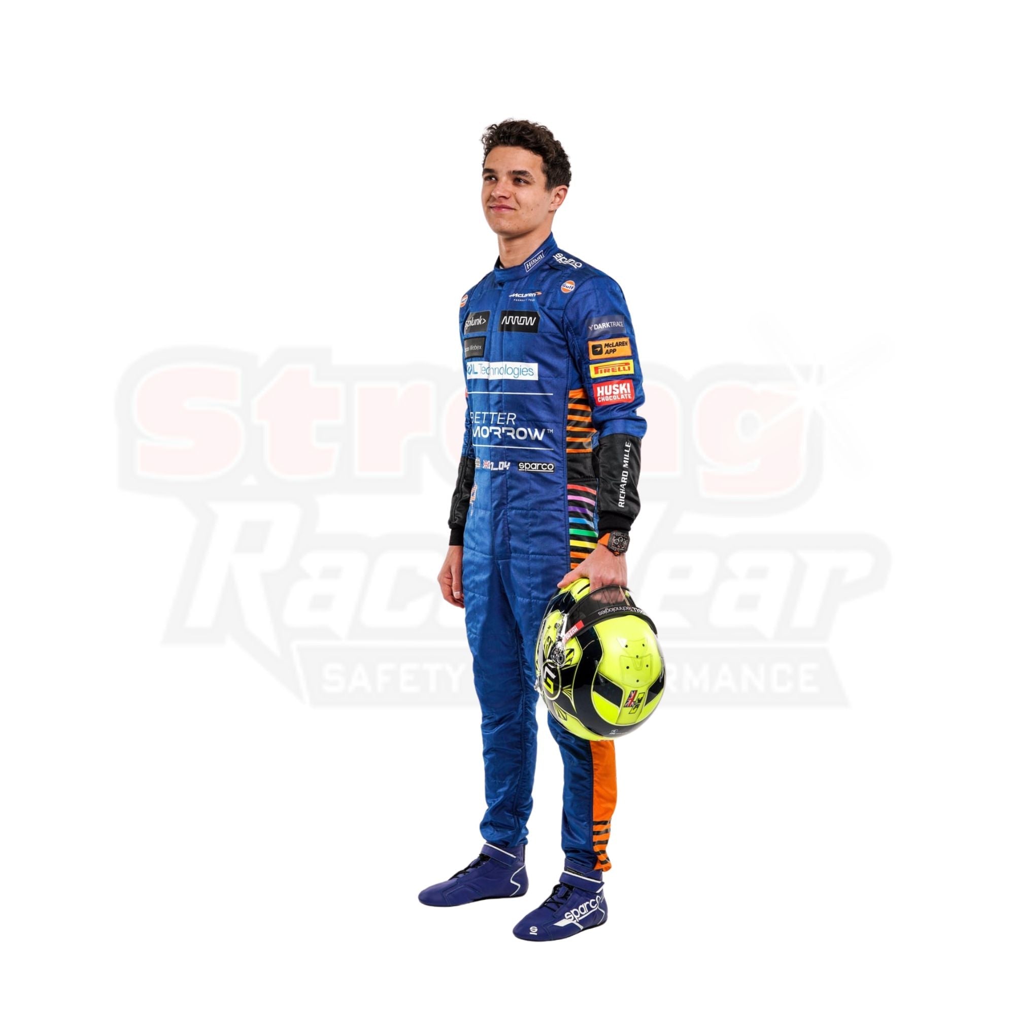 2020 Lando Norris McLaren Formula 1 Team Racing Suit