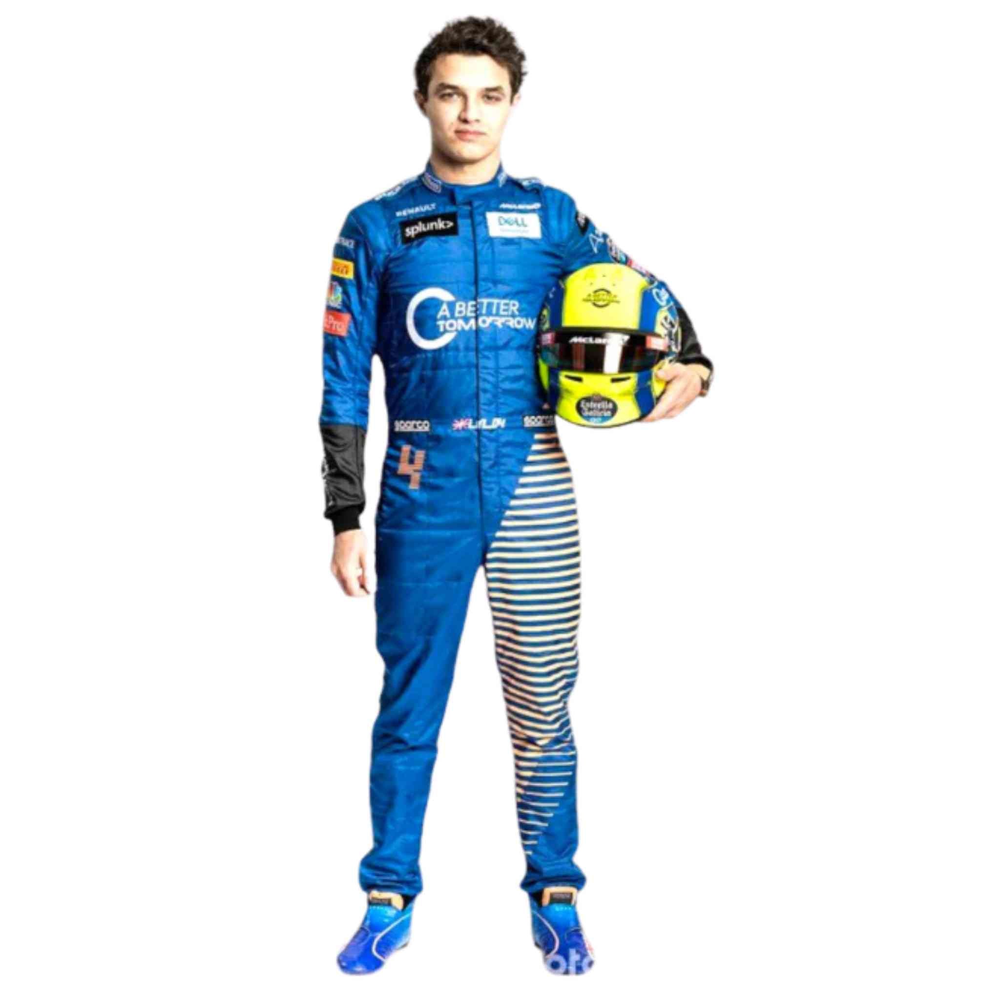2020 New Lando Norris McLaren Formula 1 Team Racing Suit