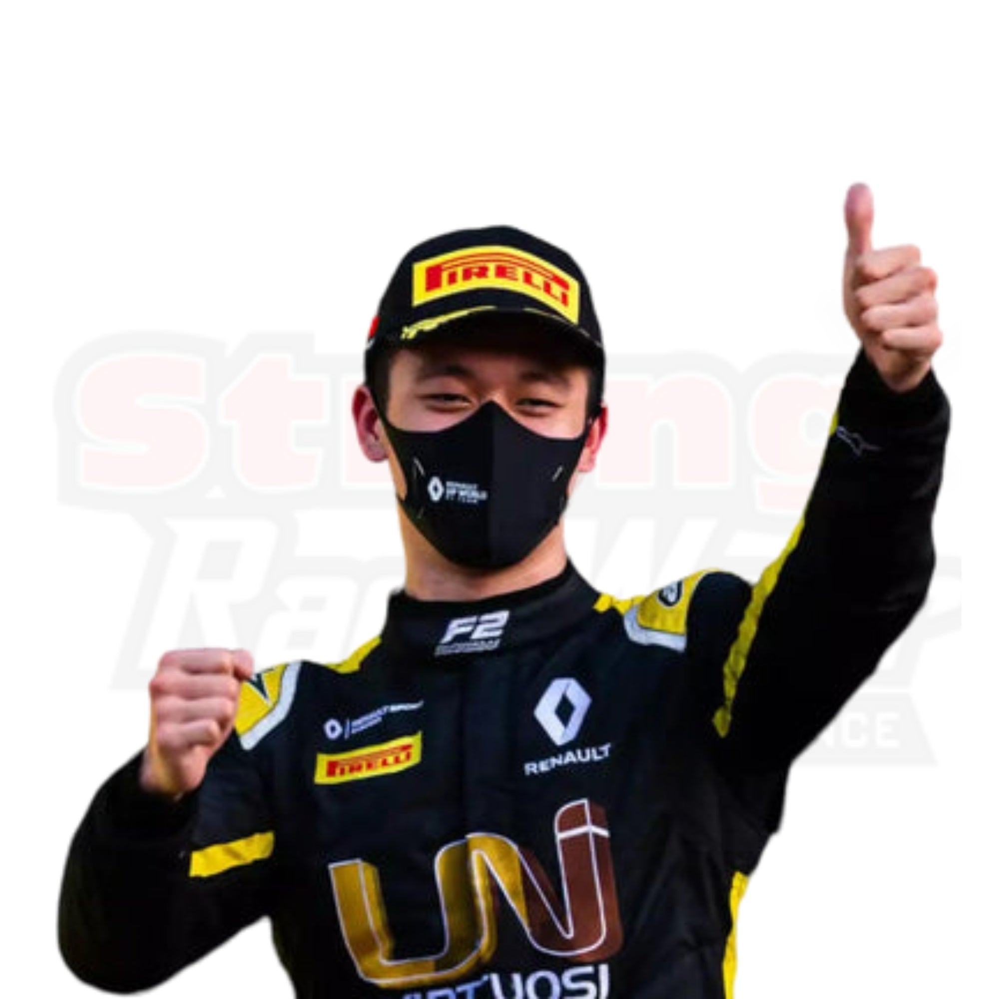 2020 Zhou Guanyu Renault F2 Race Suit 