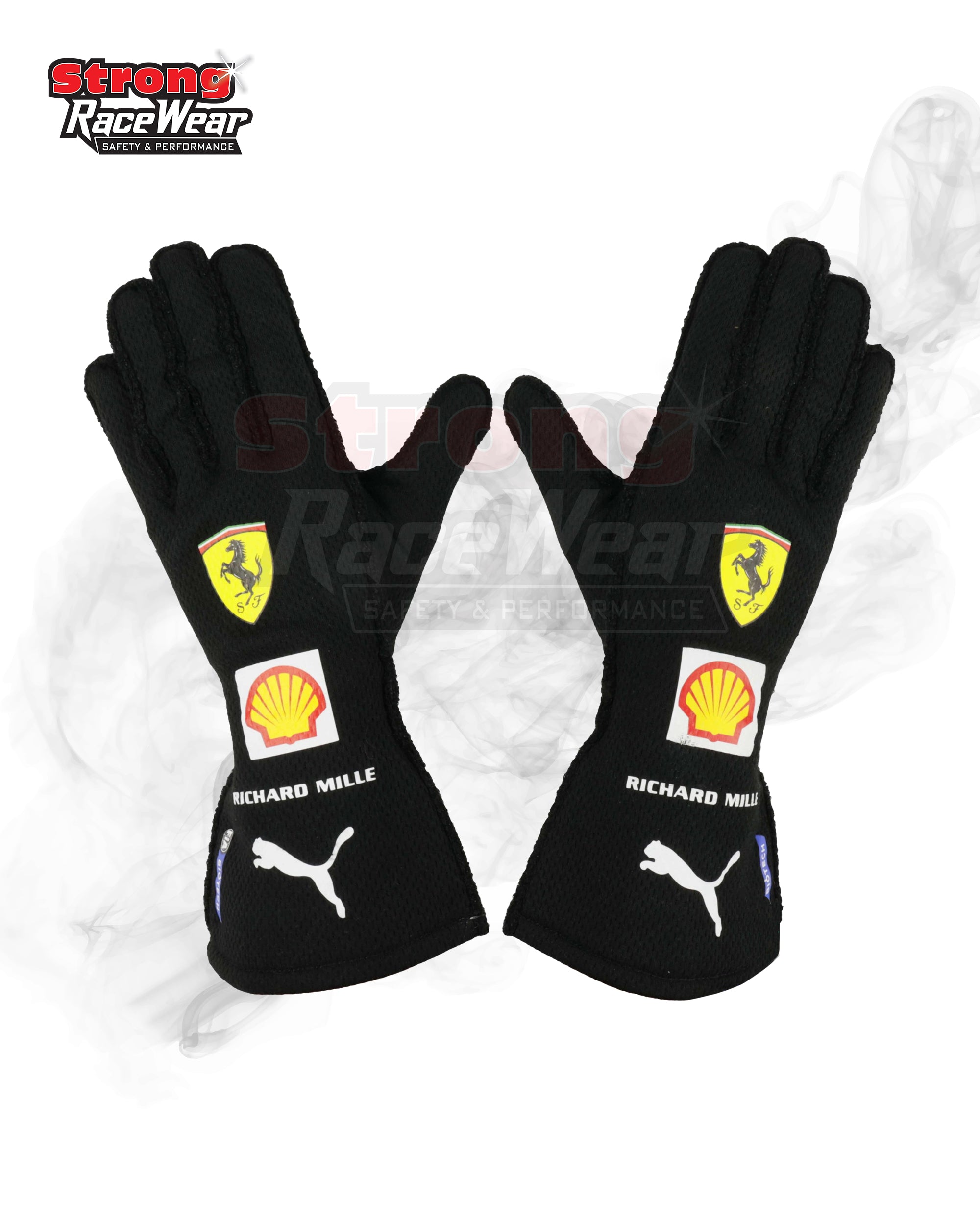 2021 Charles Leclerc Richard Mille Scuderia Ferrari Formula 1 Gloves