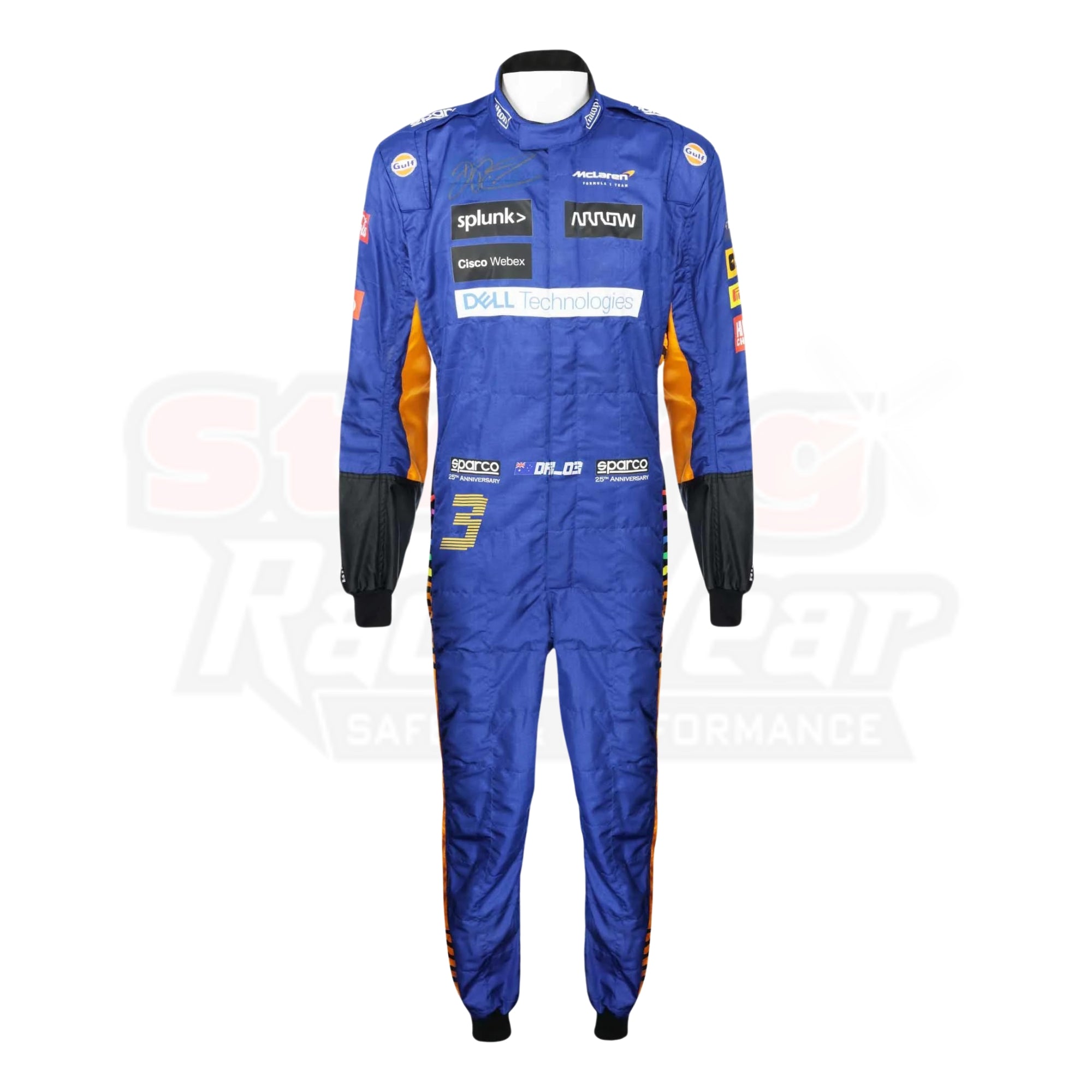 2021 Daniel Ricciardo F1 Replica Race Suit