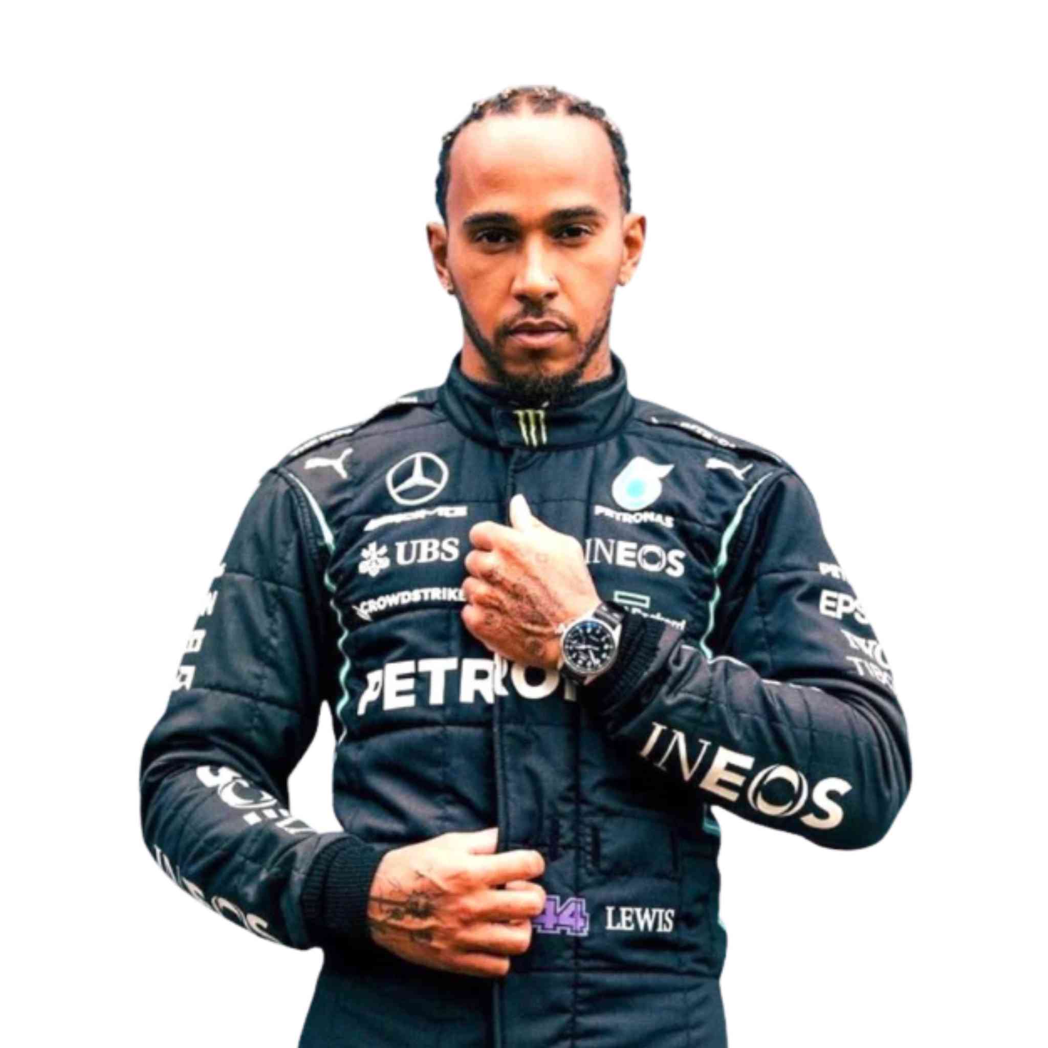 2021 Lewis Hamilton Mercedes AMG F1 Team Racing Suit