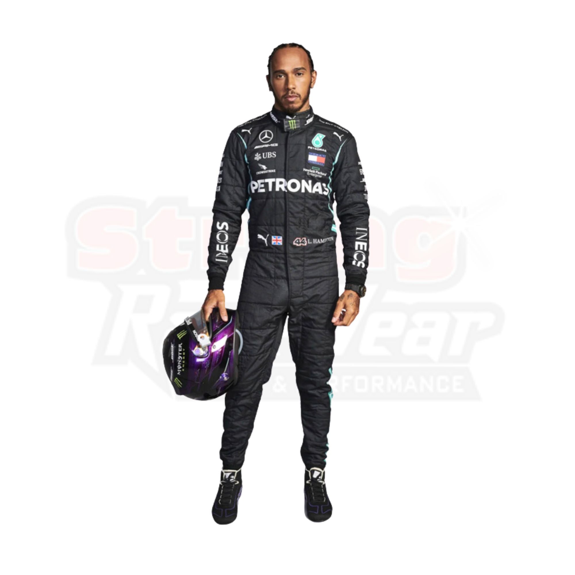 2021 Lewis Hamilton Mercedes AMG F1 Team Replica Racing Suit