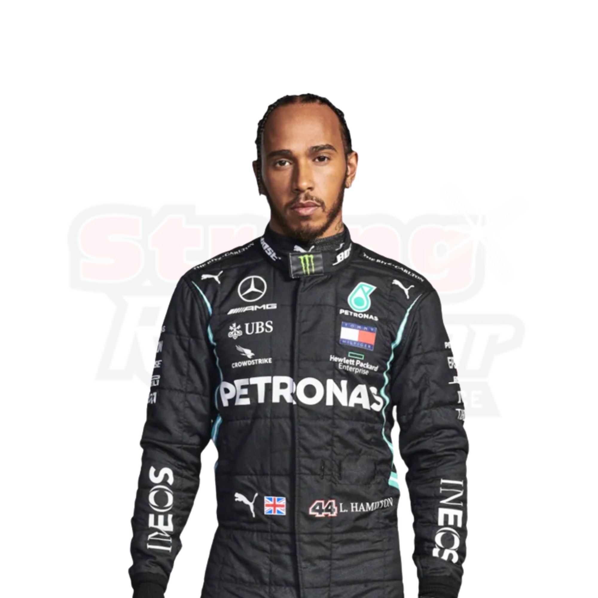 2021 Lewis Hamilton Mercedes AMG F1 Team Replica Racing Suit