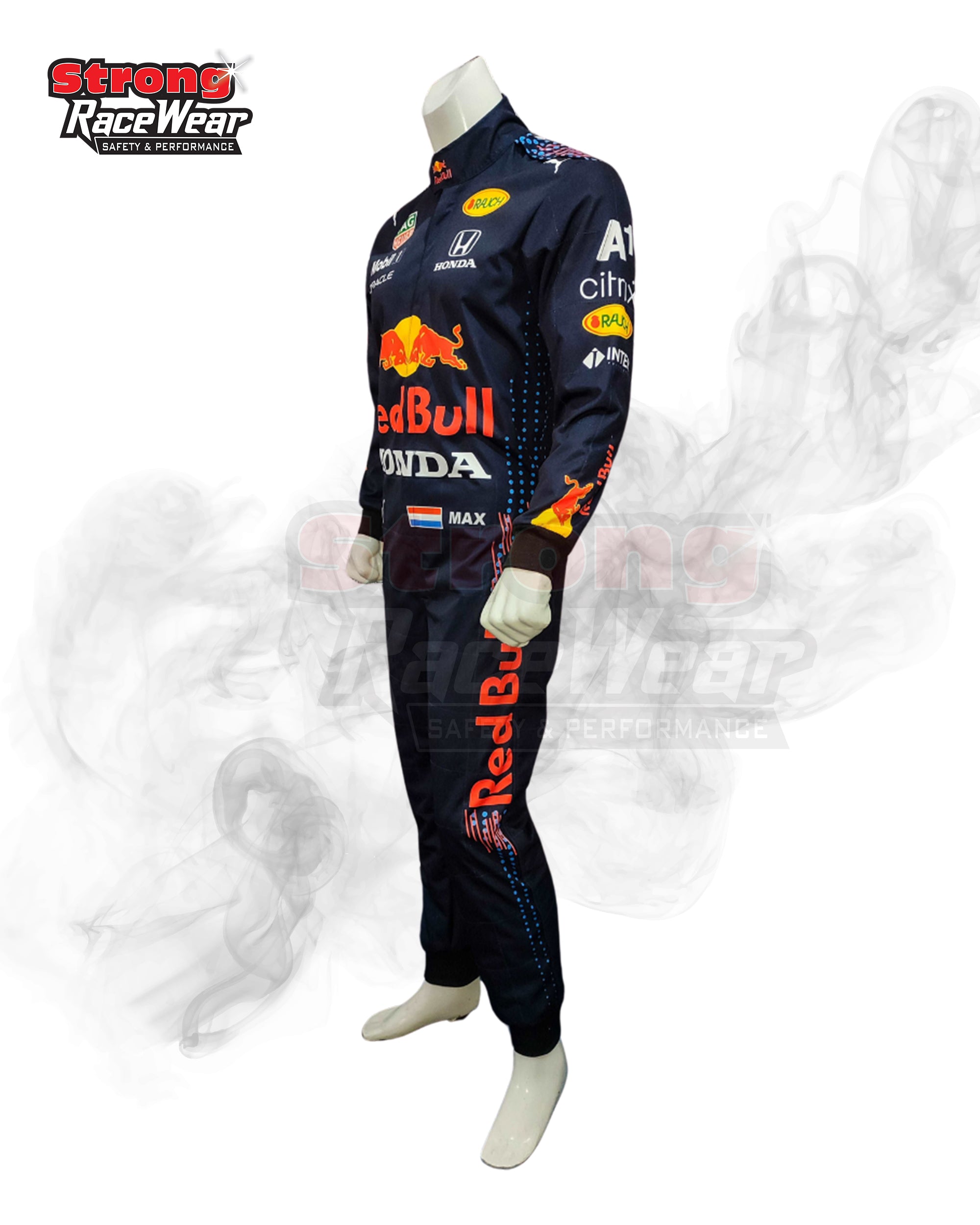 2021 New Max Verstappen Race Suit Red Bull Honda F1