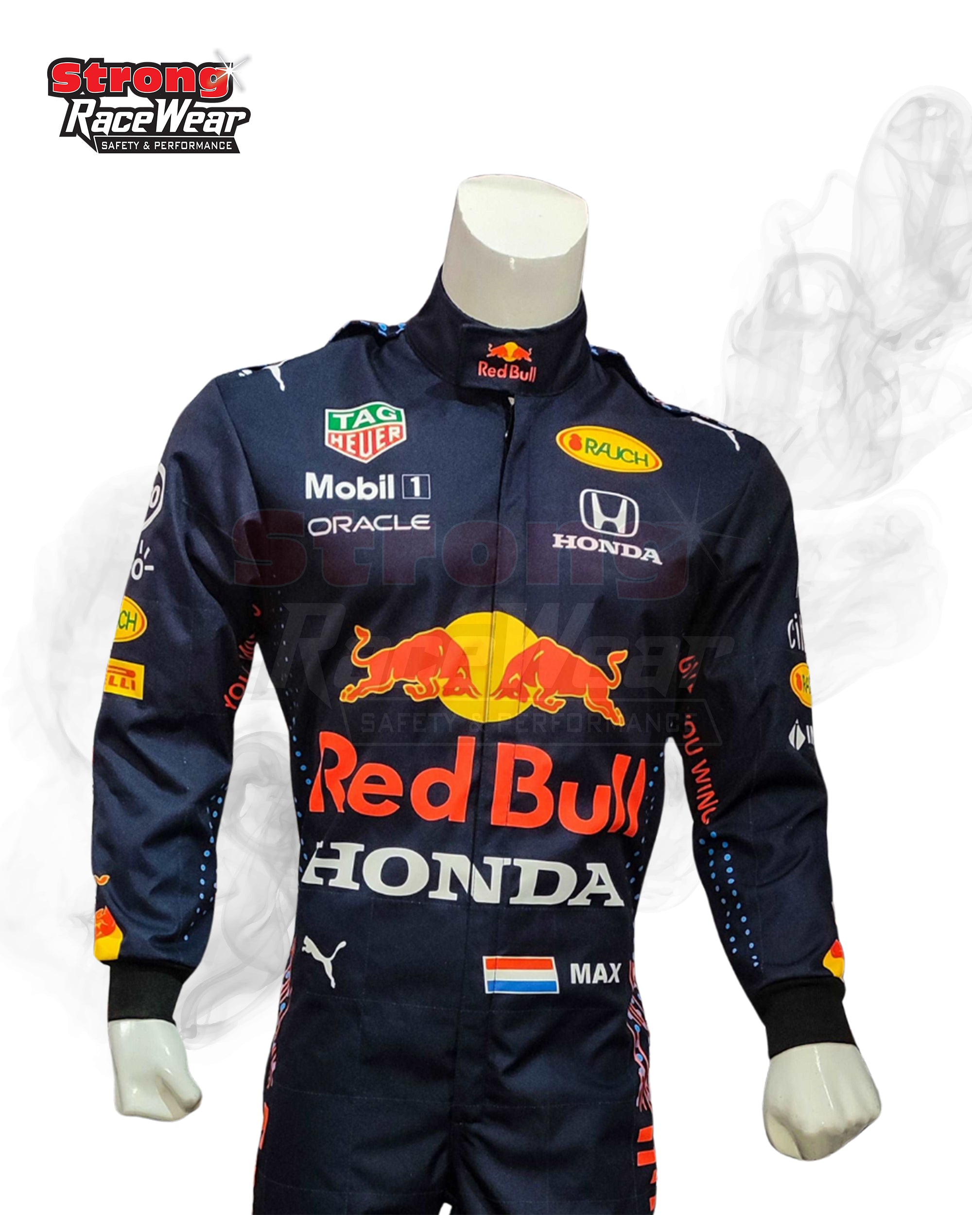 2021 New Max Verstappen Race Suit Red Bull Honda F1