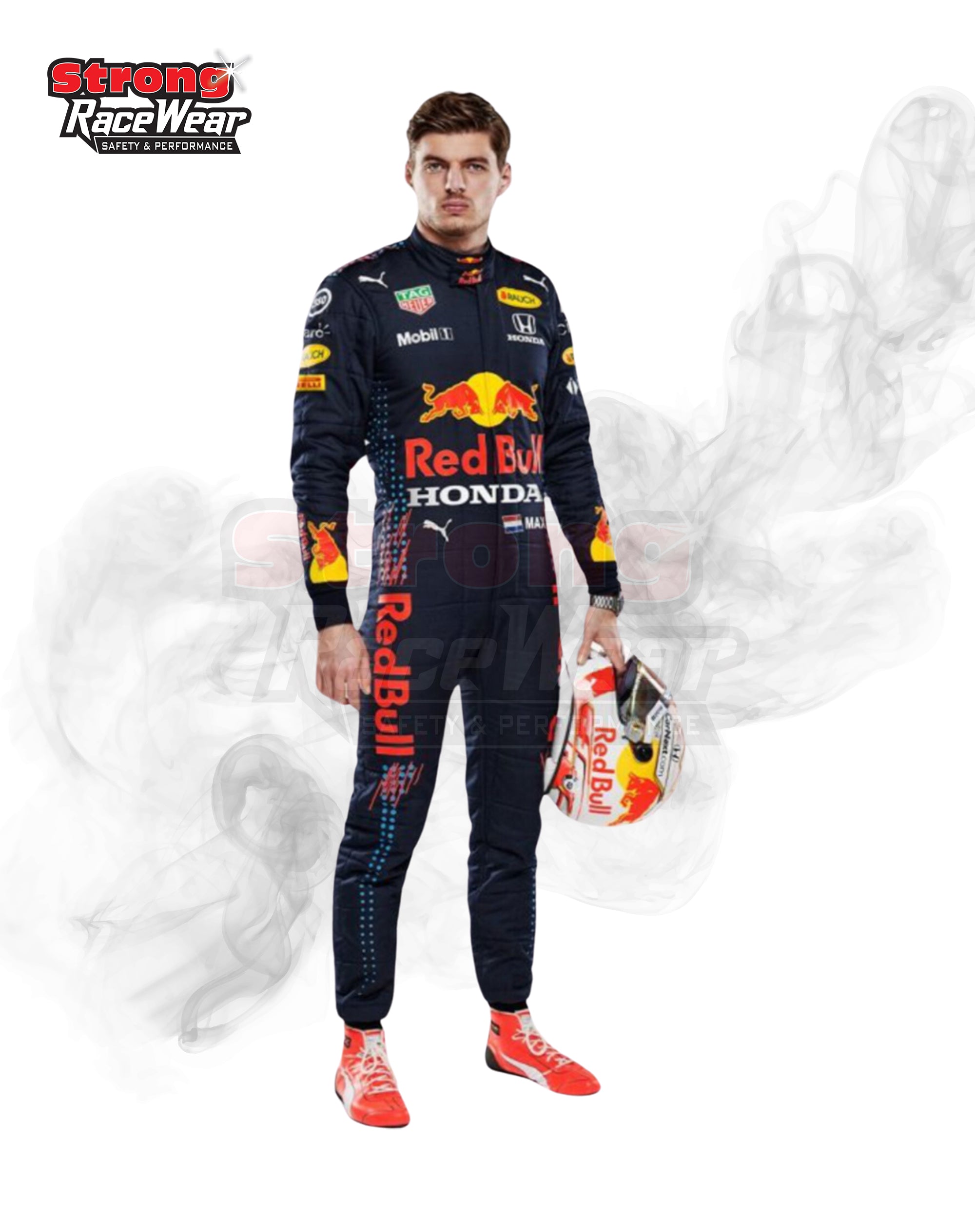 2021 Sergio Perez Max Verstappen Race suit Red Bull Honda F1