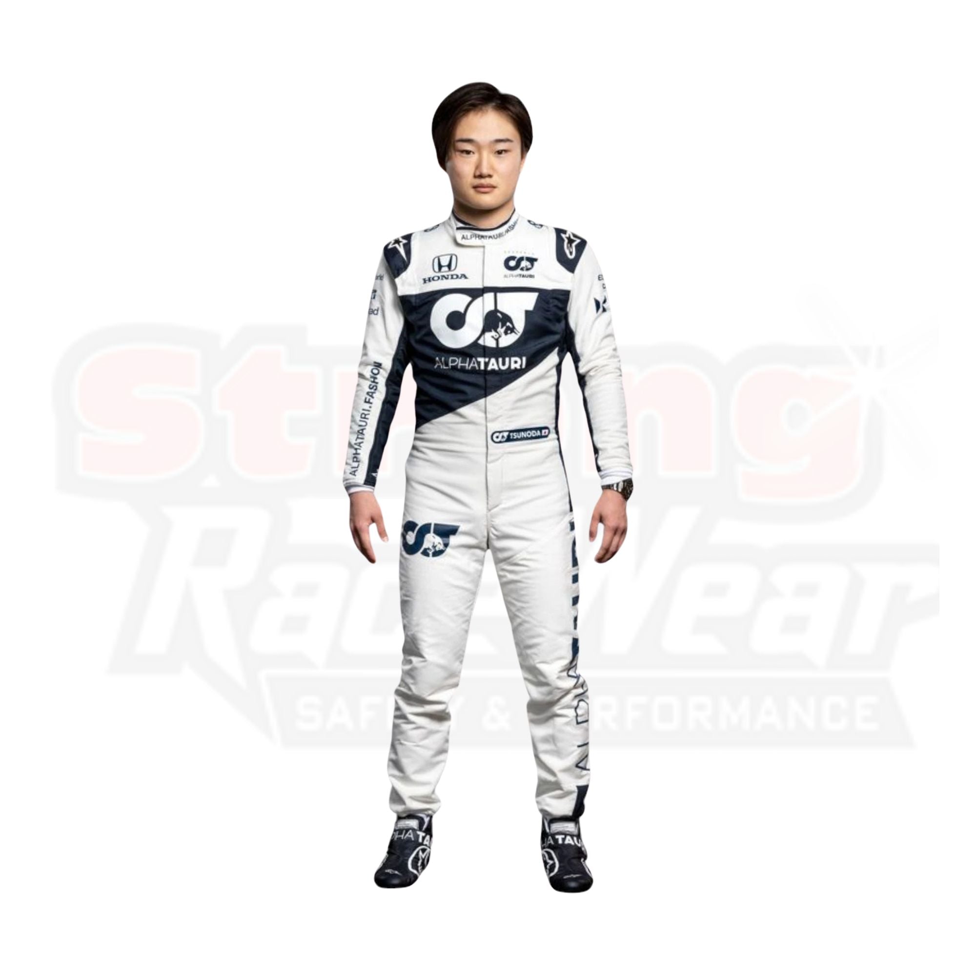 2021 Yuki Tsunoda Rookie Season AlphaTauri F1 Suit