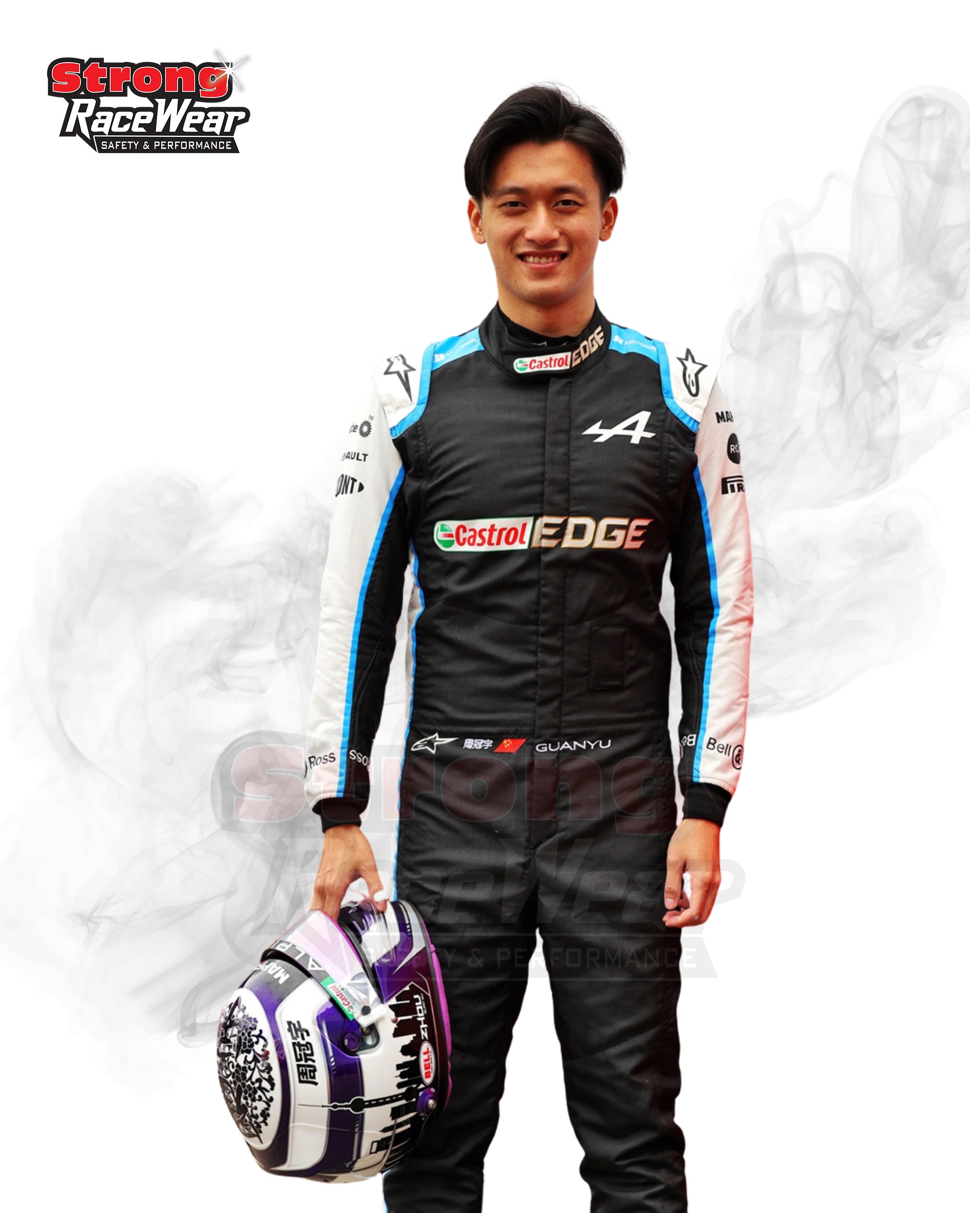 2021 Zhou Guanyu Formula 2 Race Suit