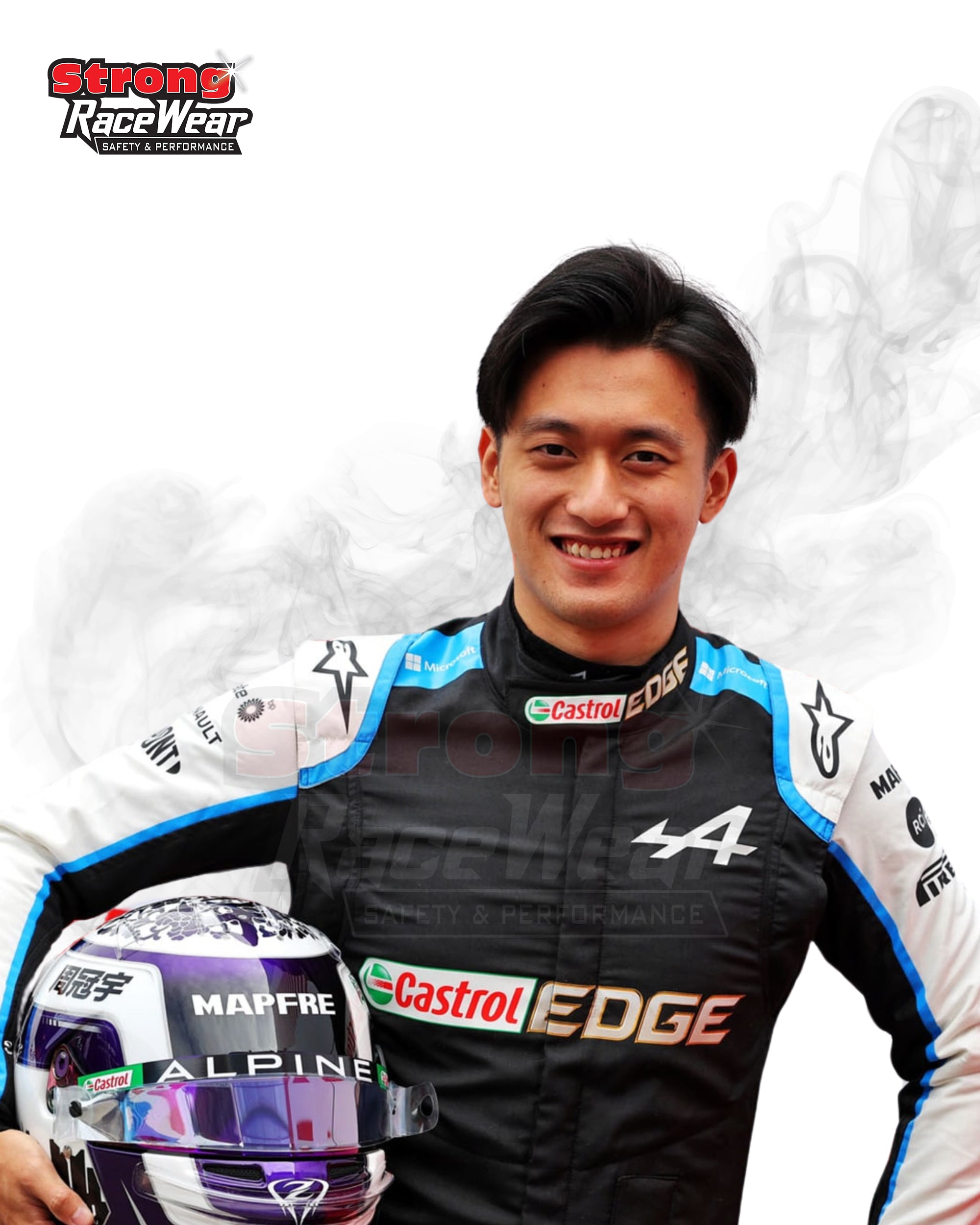 2021 Zhou Guanyu Formula 2 Race Suit