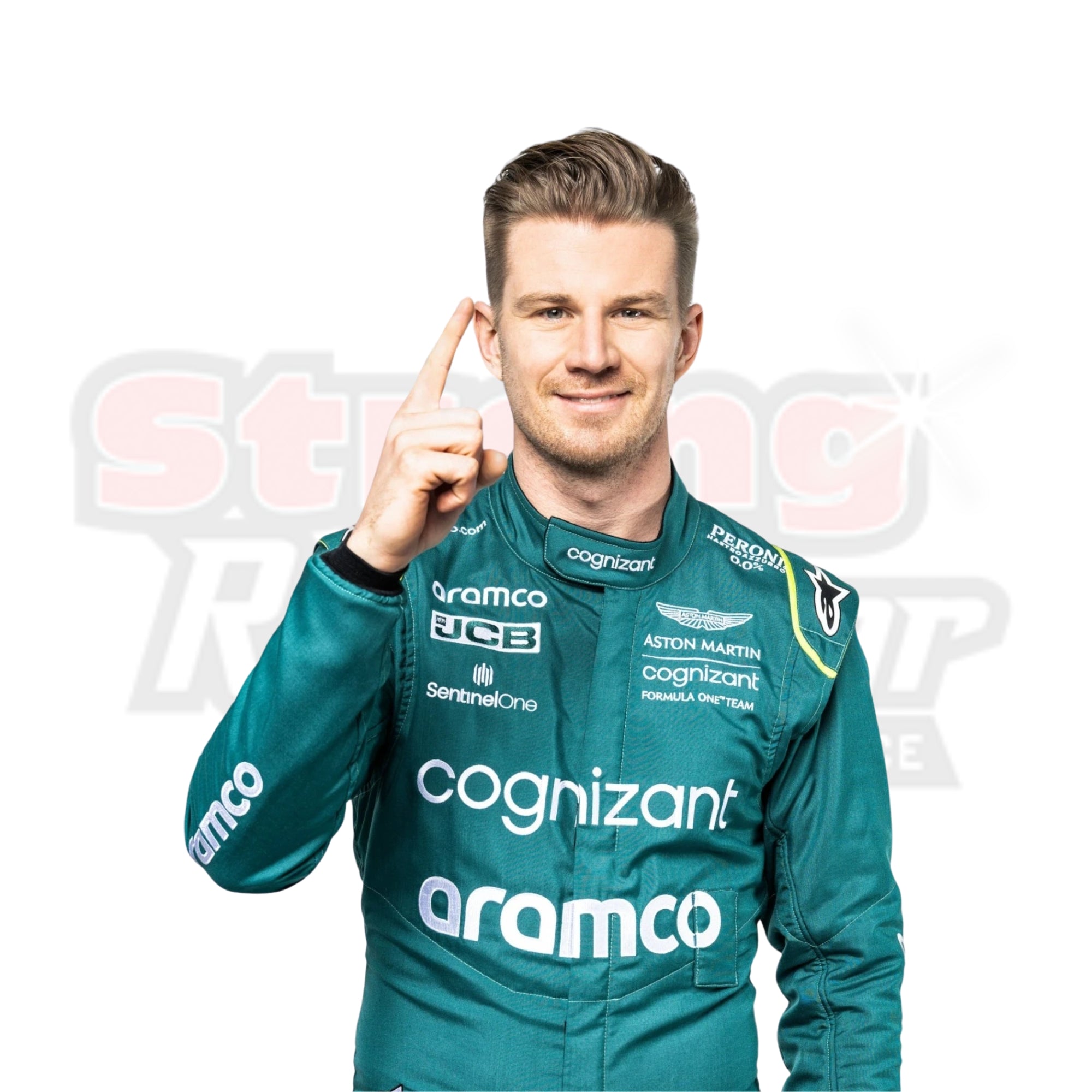 2022 Aston Martin Nico Hülkenberg F1 Race Suit  Saudi Arabian GP