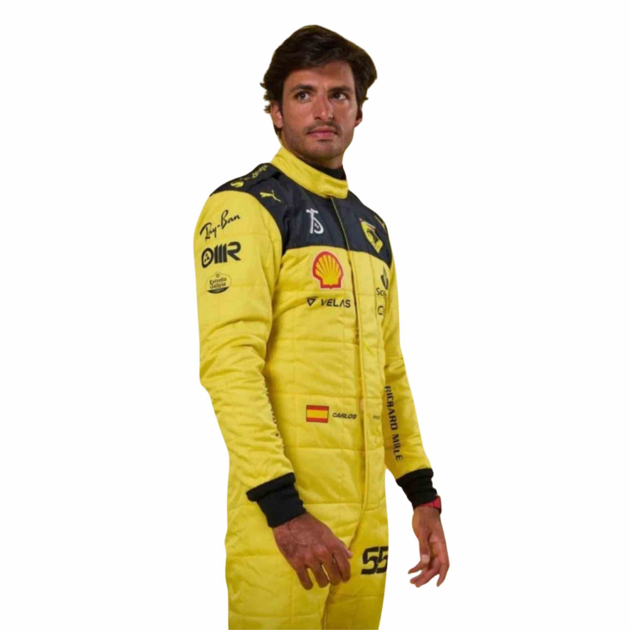 2022 Carlos Sainz Ferrari 75th anniversary Suit F1 Special Racing Edition
