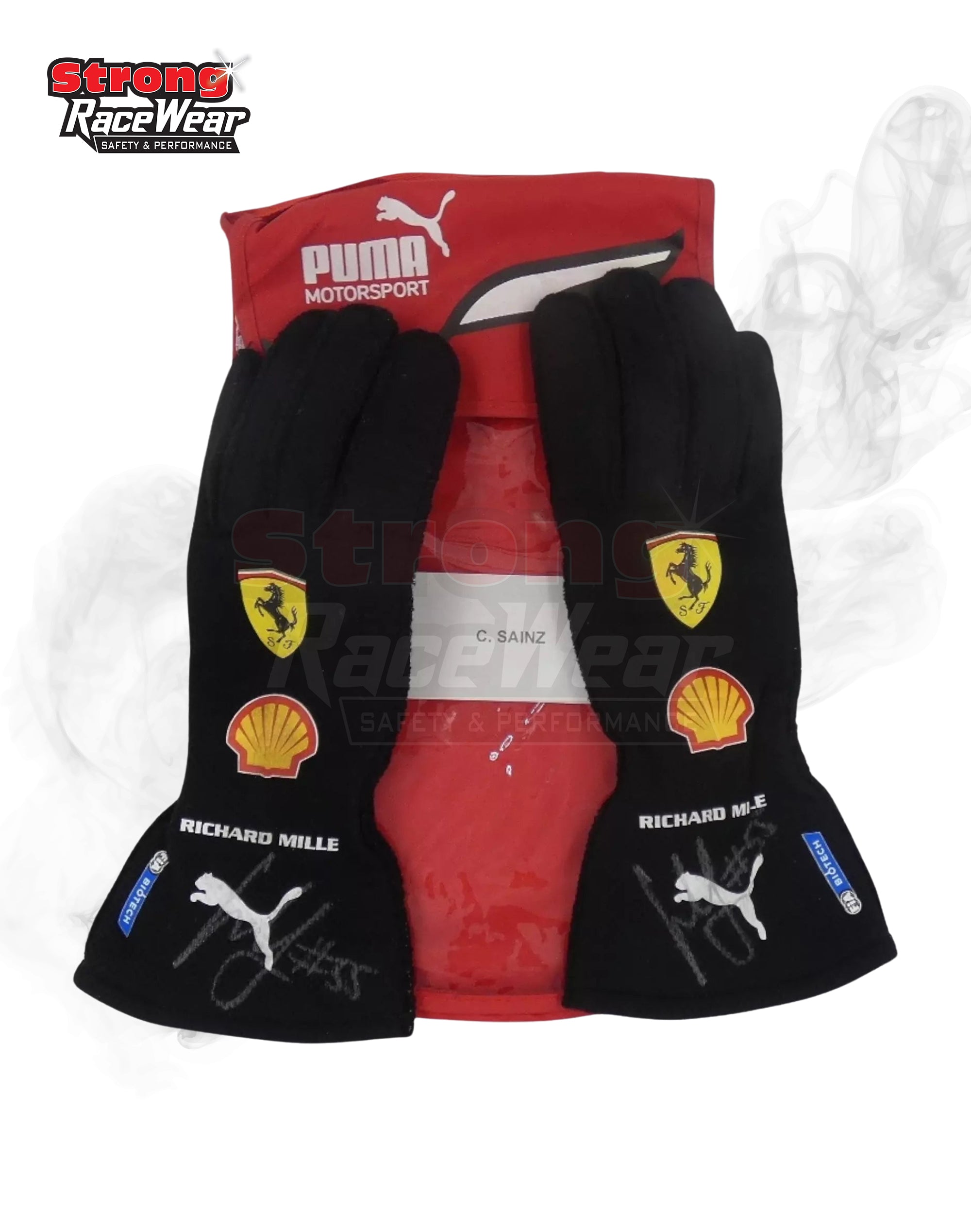 2022 Carlos Sainz Ferrari Race Gloves