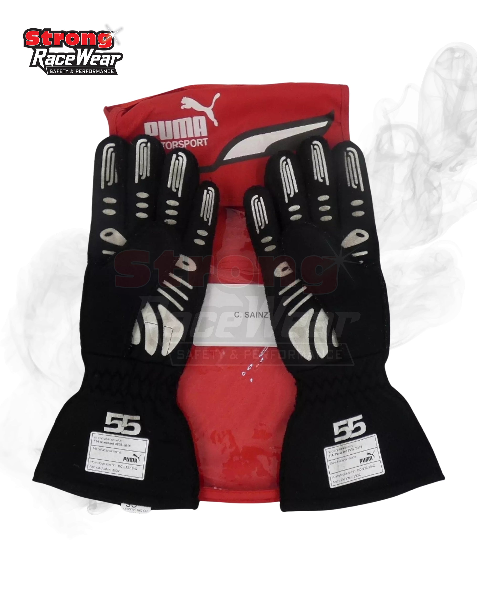2022 Carlos Sainz Ferrari Race Gloves