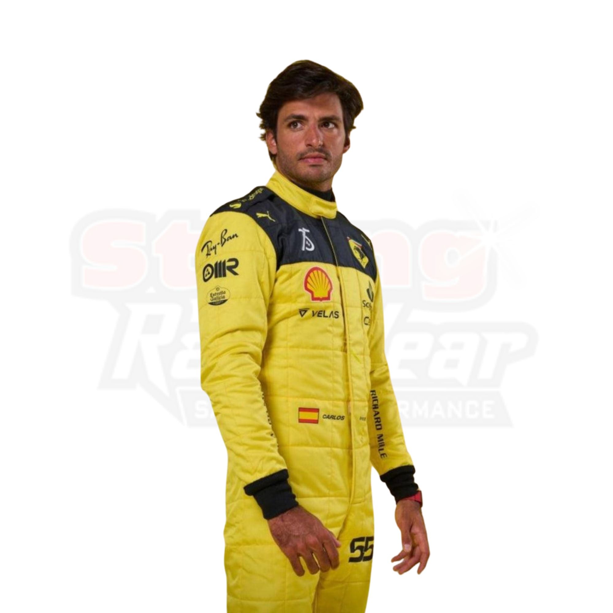 2022 Carlos Sainz Ferrari 75th anniversary Suit F1 Special Racing Edition