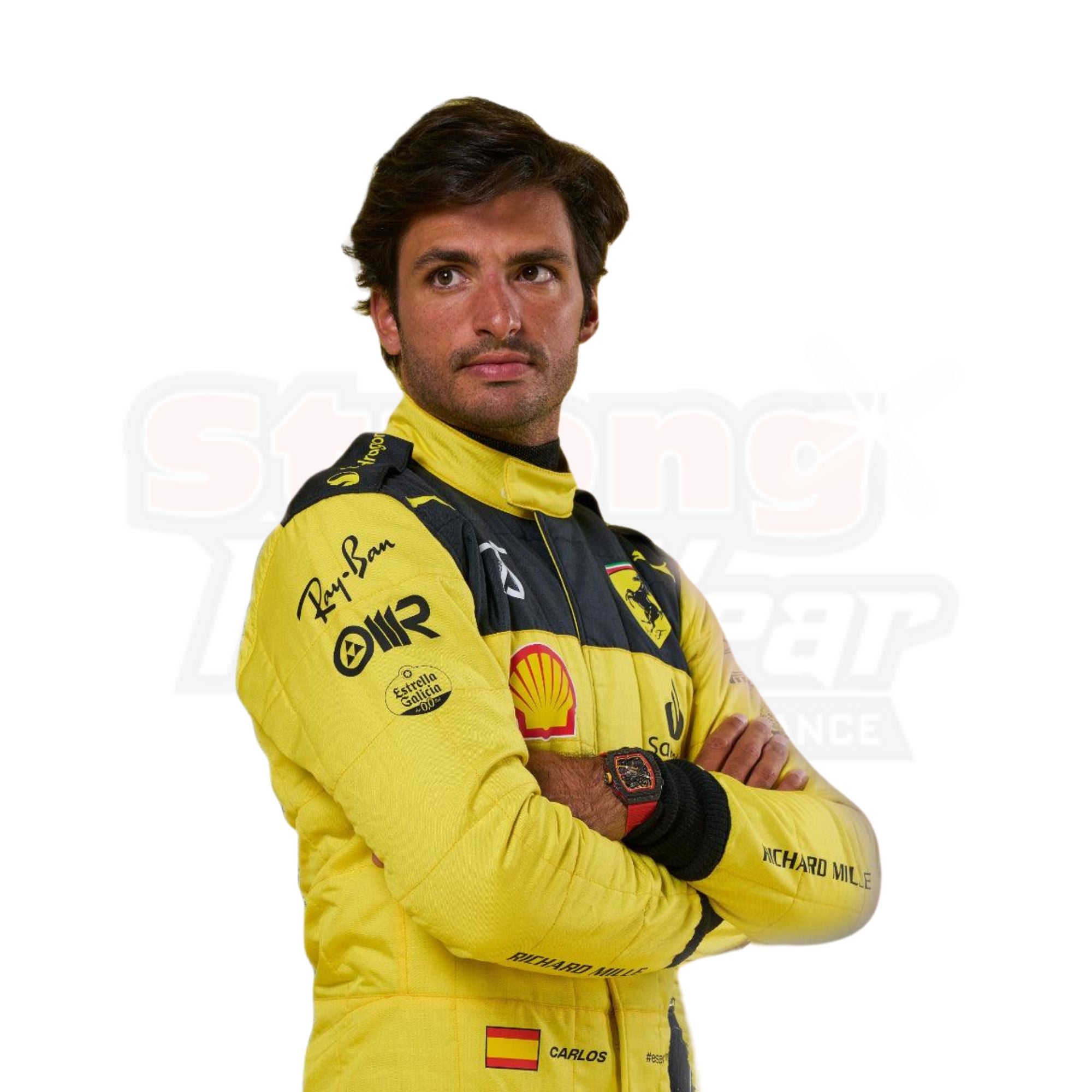 2022 Carlos Sainz Ferrari 75th anniversary Suit F1 Special Racing Edition