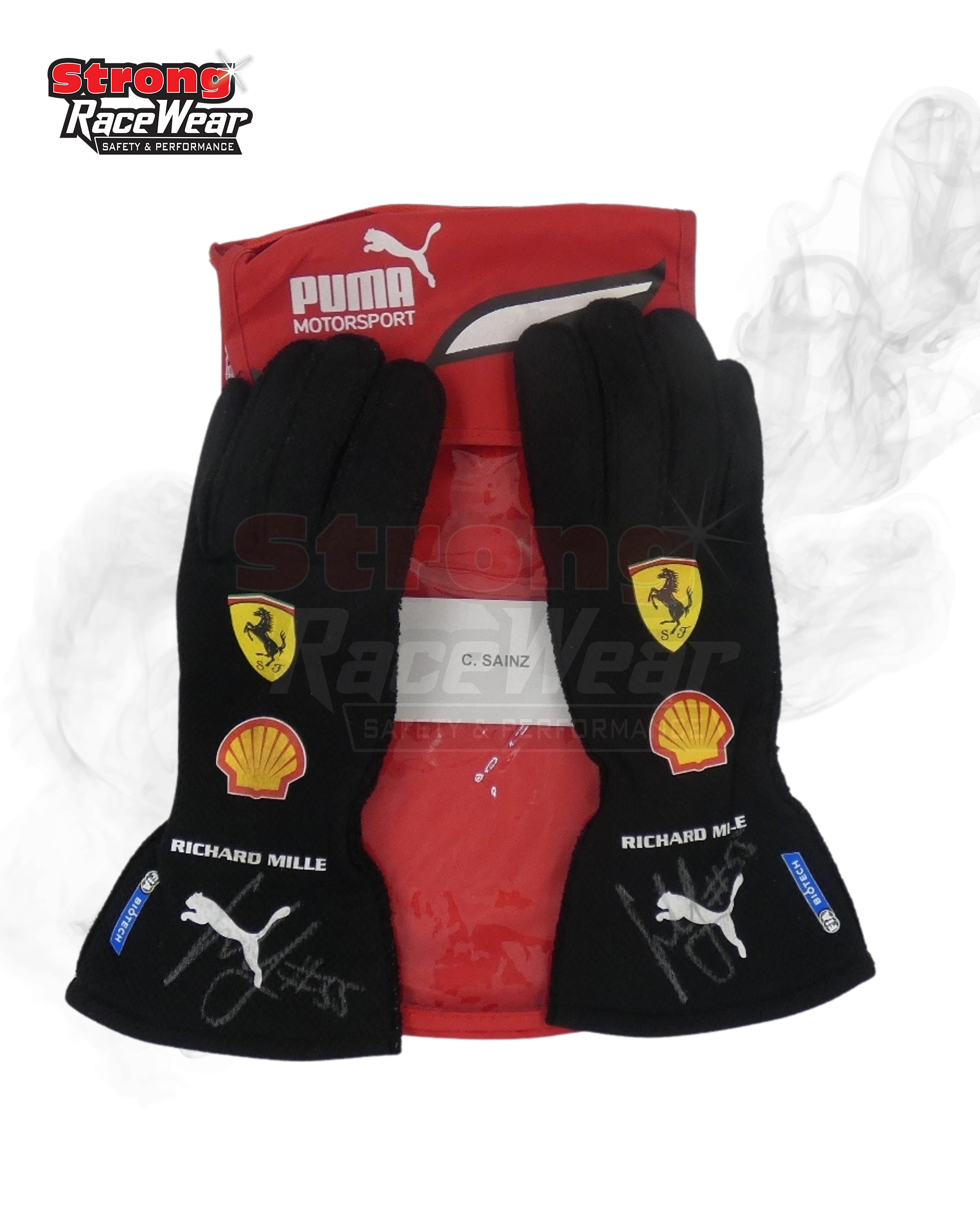 2022 Charles Leclerc Ferrari F1 Gloves Pair