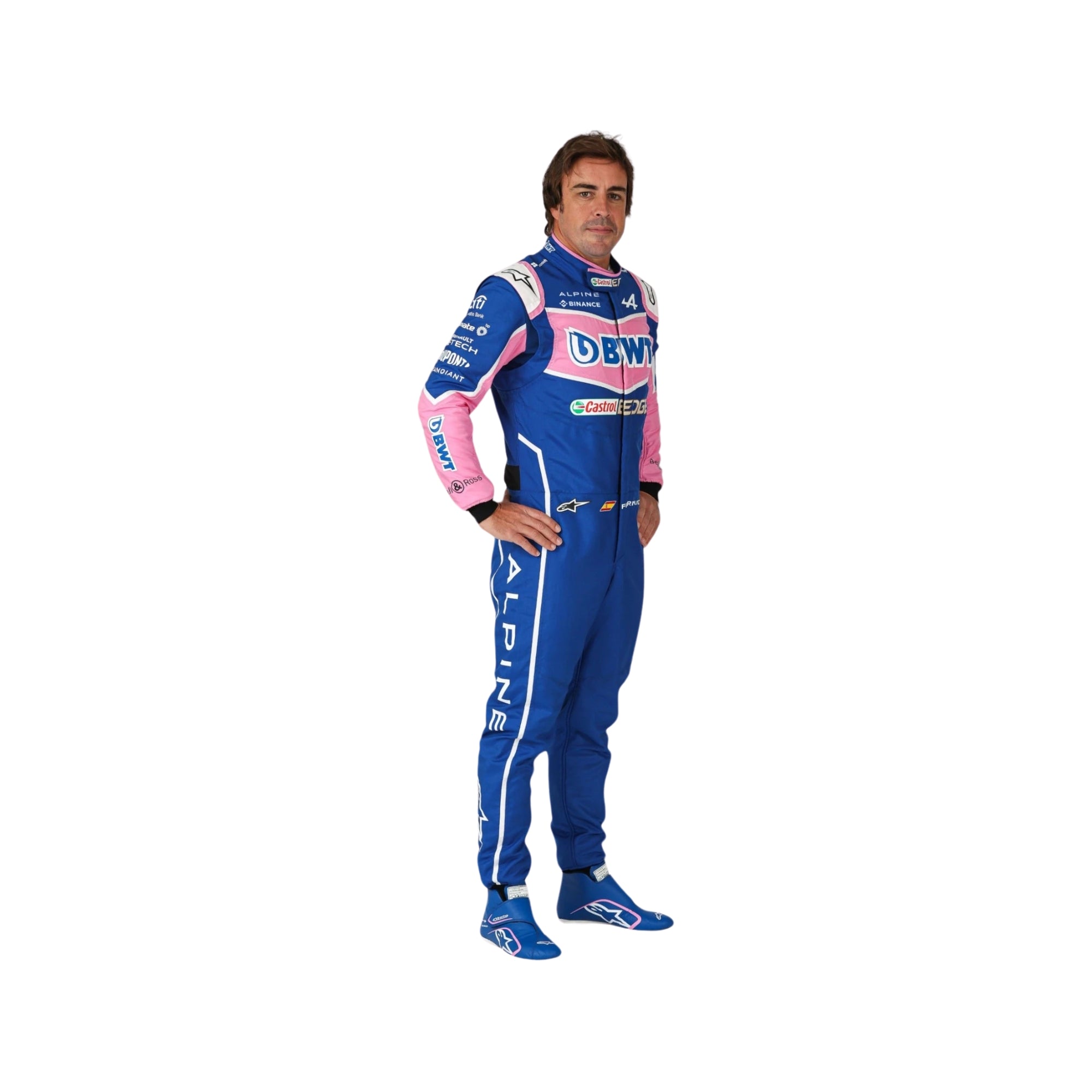 2022 FERNANDO ALONSO RACE SUIT ALPHINE F1