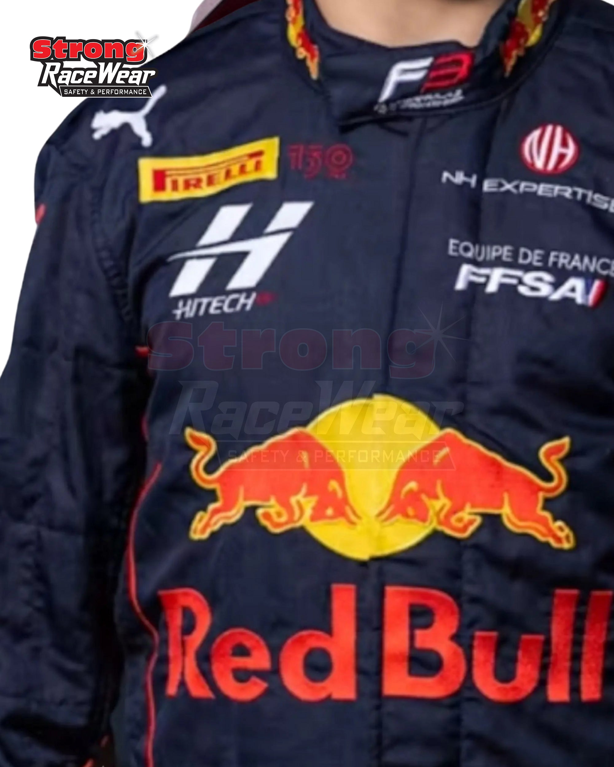 2022 Isack Hadjar Red Bull Suit