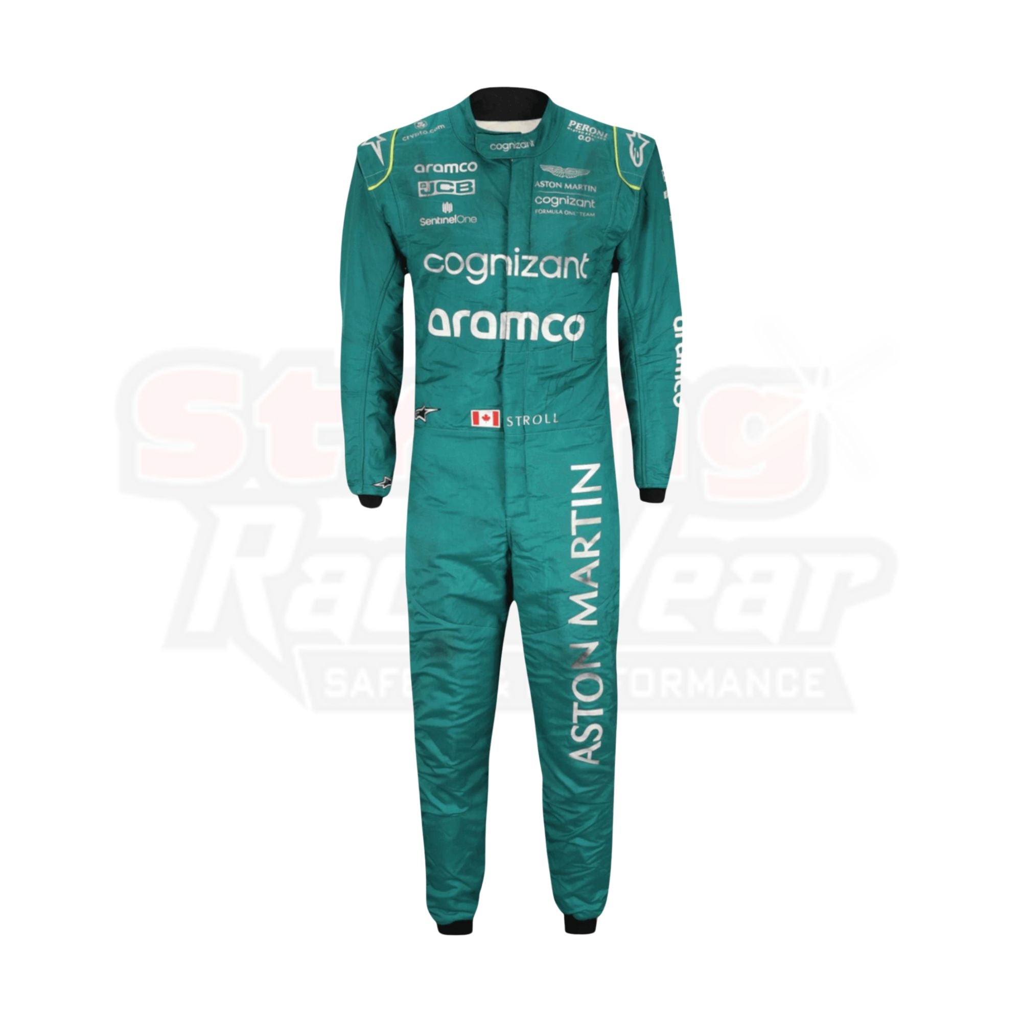  2022 Lance Stroll Aston Martin F1 Race Suit - Canadian GP