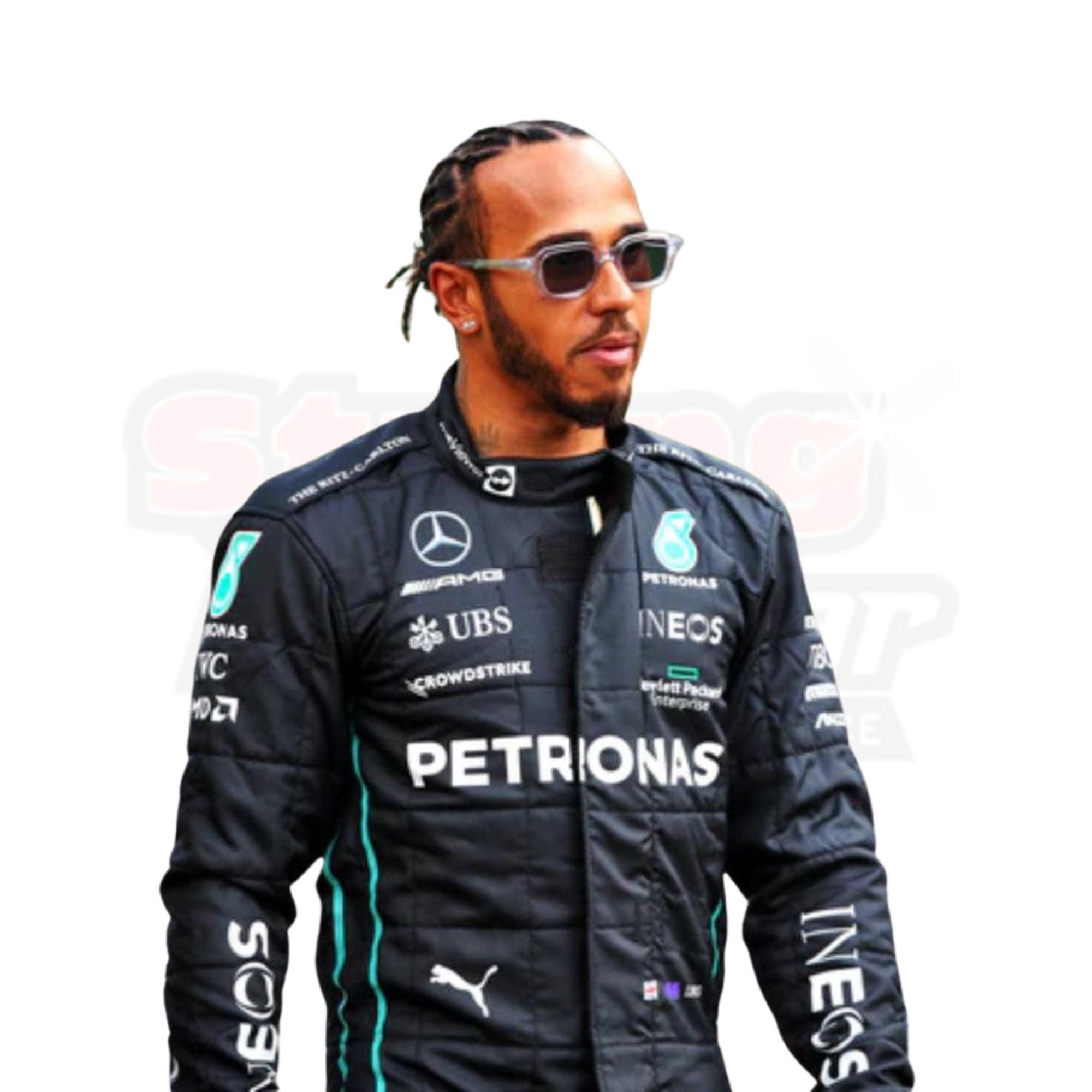 2022 Lewis Hamilton Replica Mercedes-AMG Petronas F1 Team Replica Race Suit