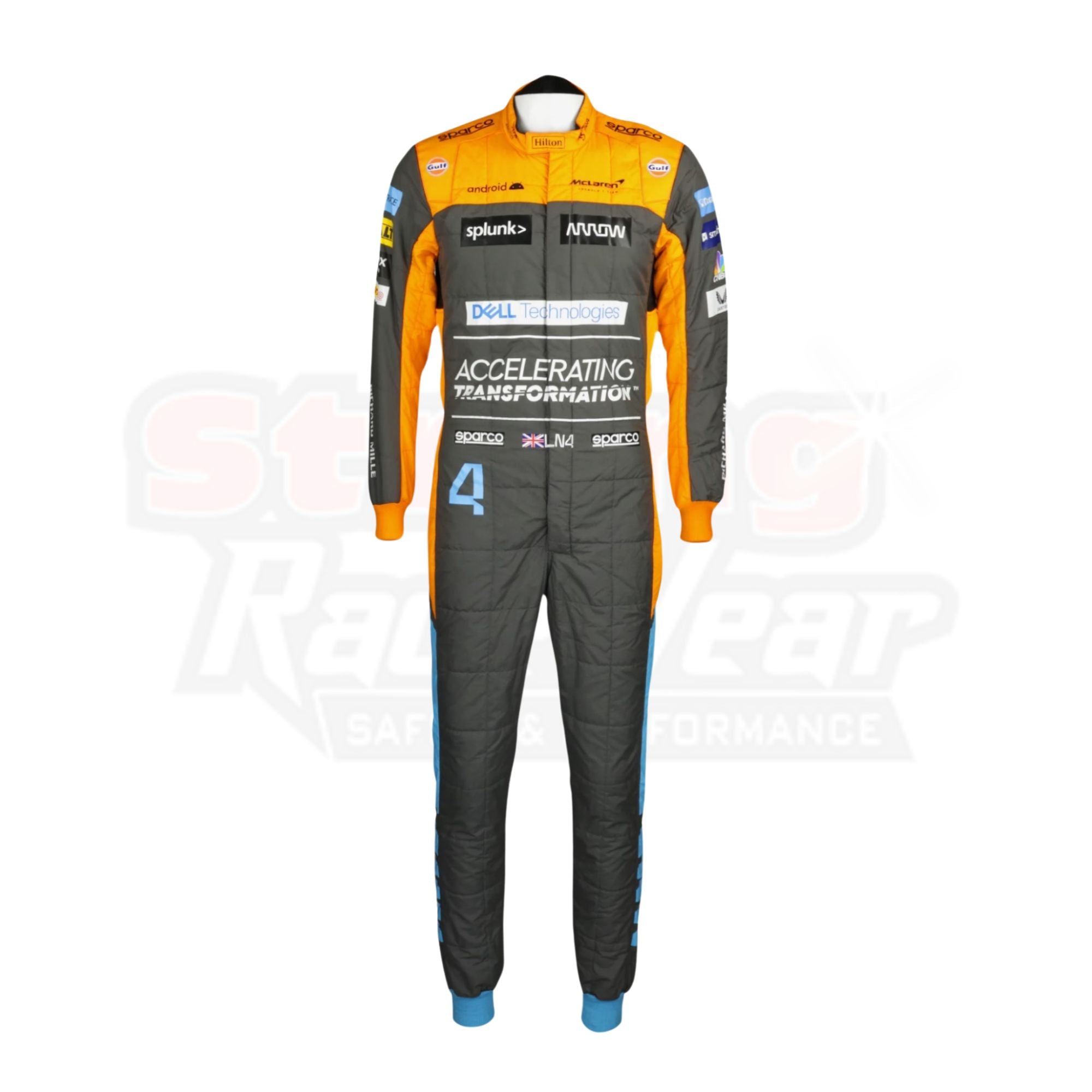 2022 McLaren Lando Norris F1 Team Racing Race Suit