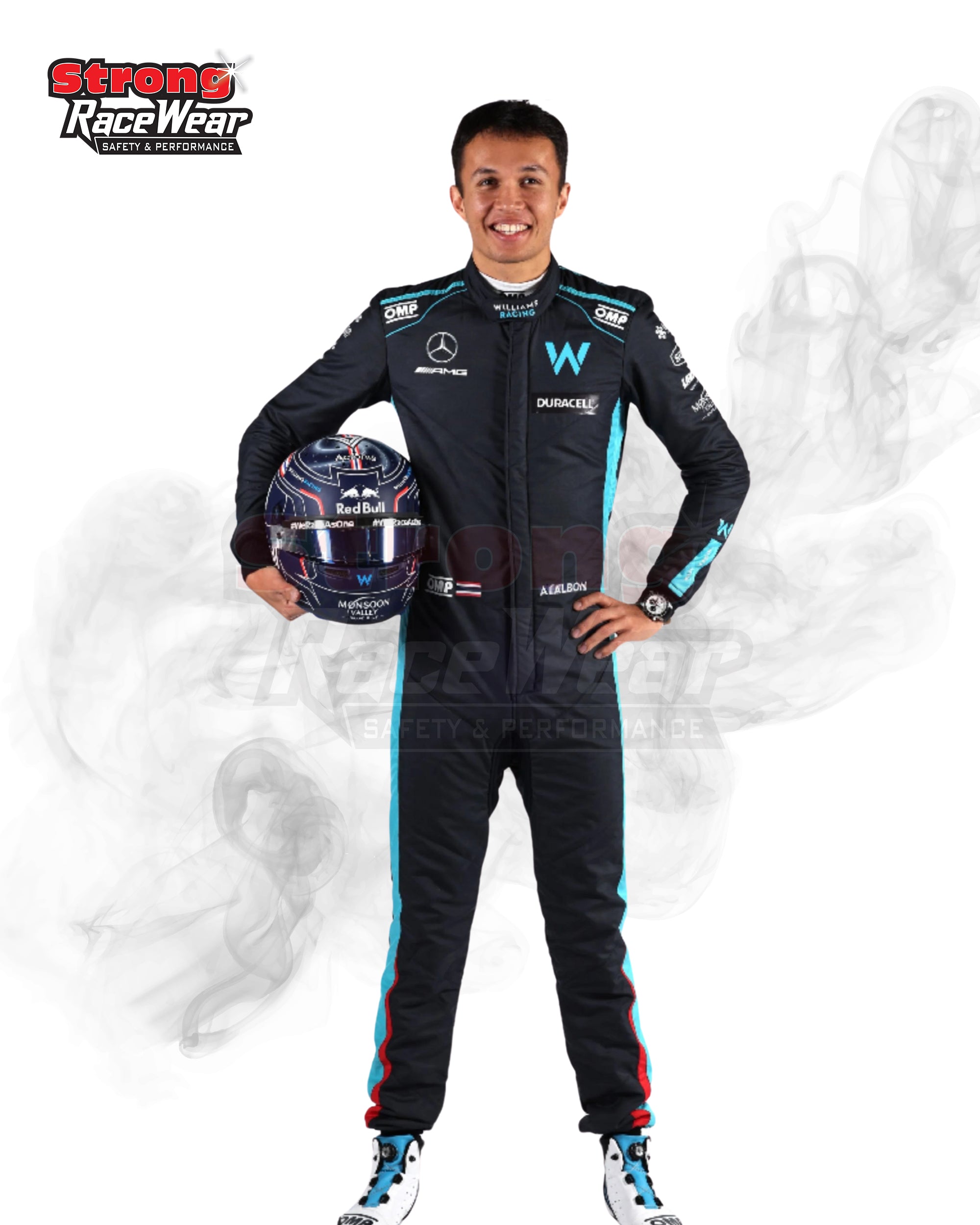2022 New Alexander-Albon F1 Race Suit Williams Racing