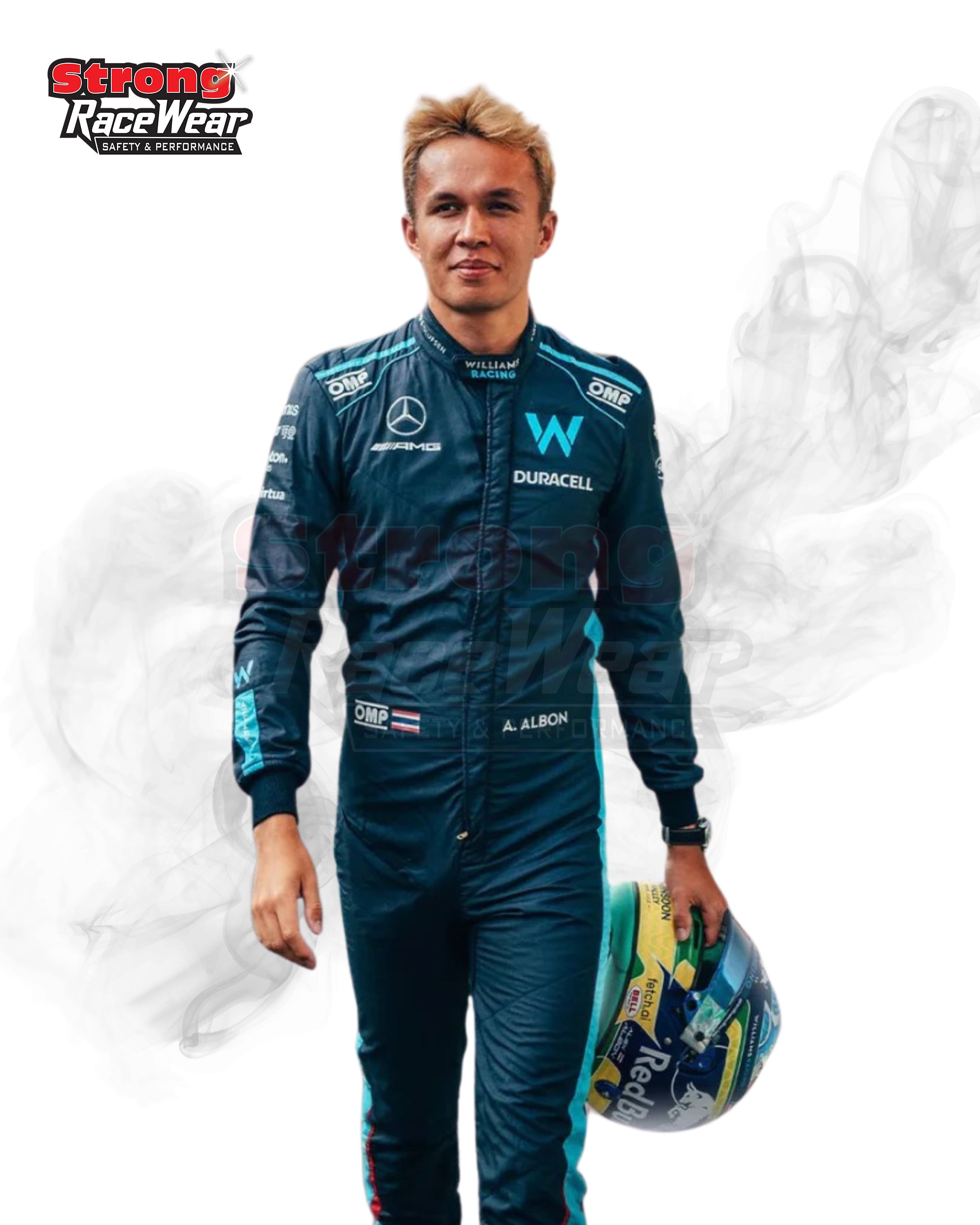 2022 New Alexander-Albon F1 Race Suit Williams Racing