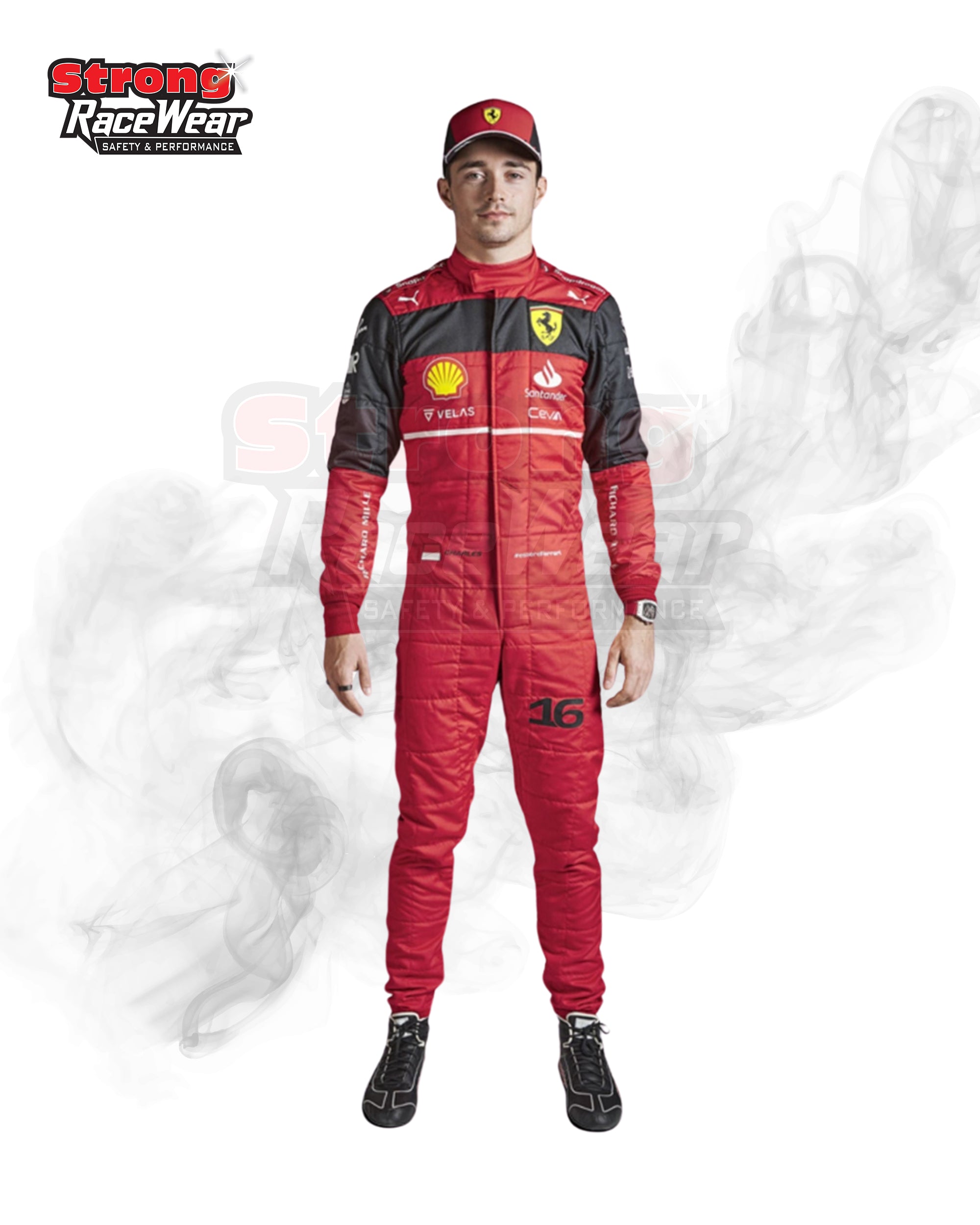 2022 New Charles Leclerc Ferrari F1 Suit