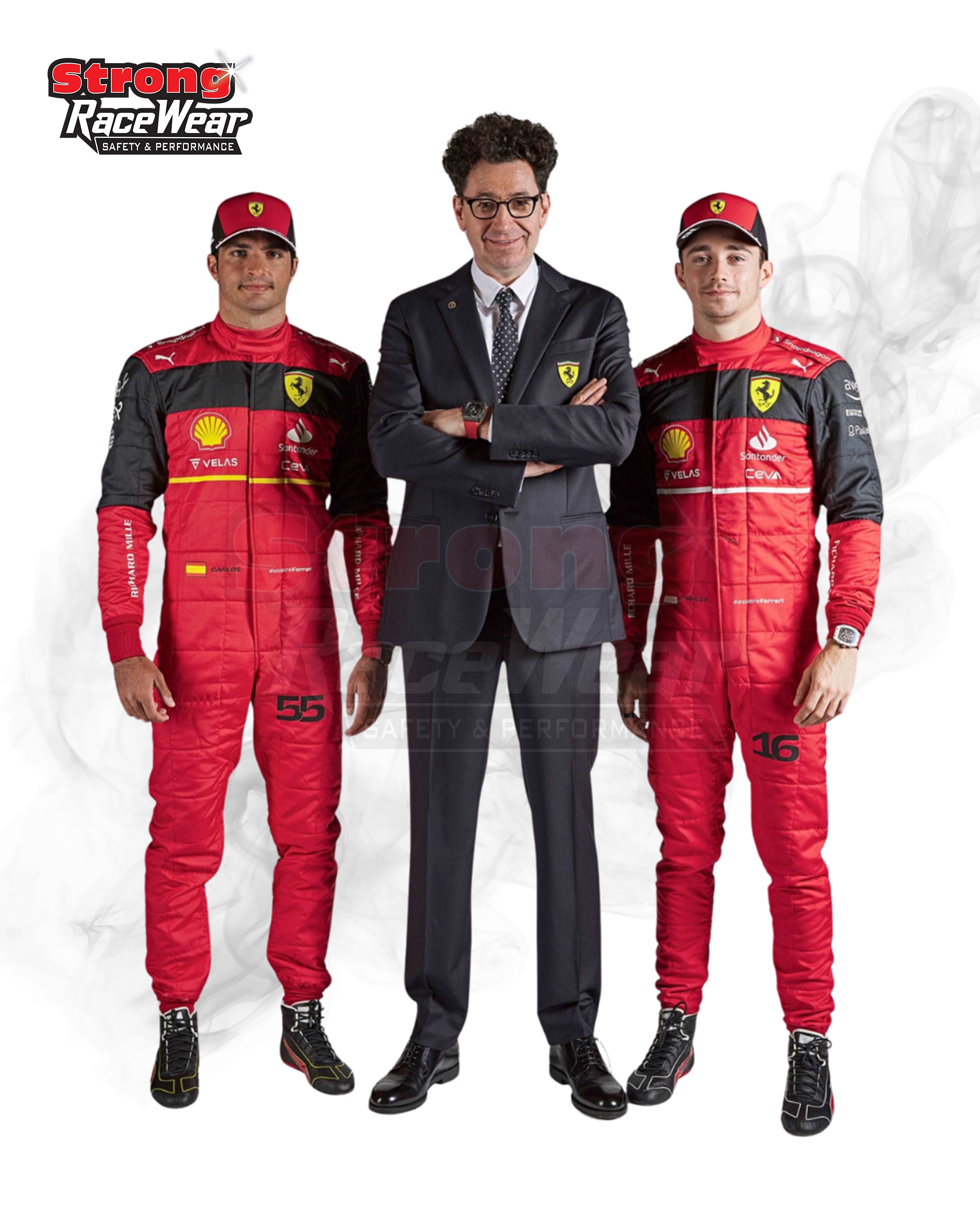 2022 New Charles Leclerc Ferrari F1 Suit