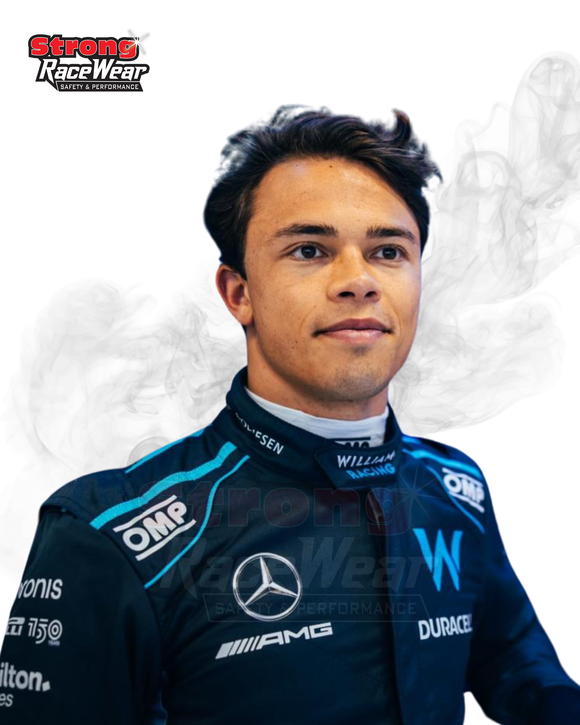 2022 Nyck De Vries Williams Racing F1 Race Suit Italian Grand Prix