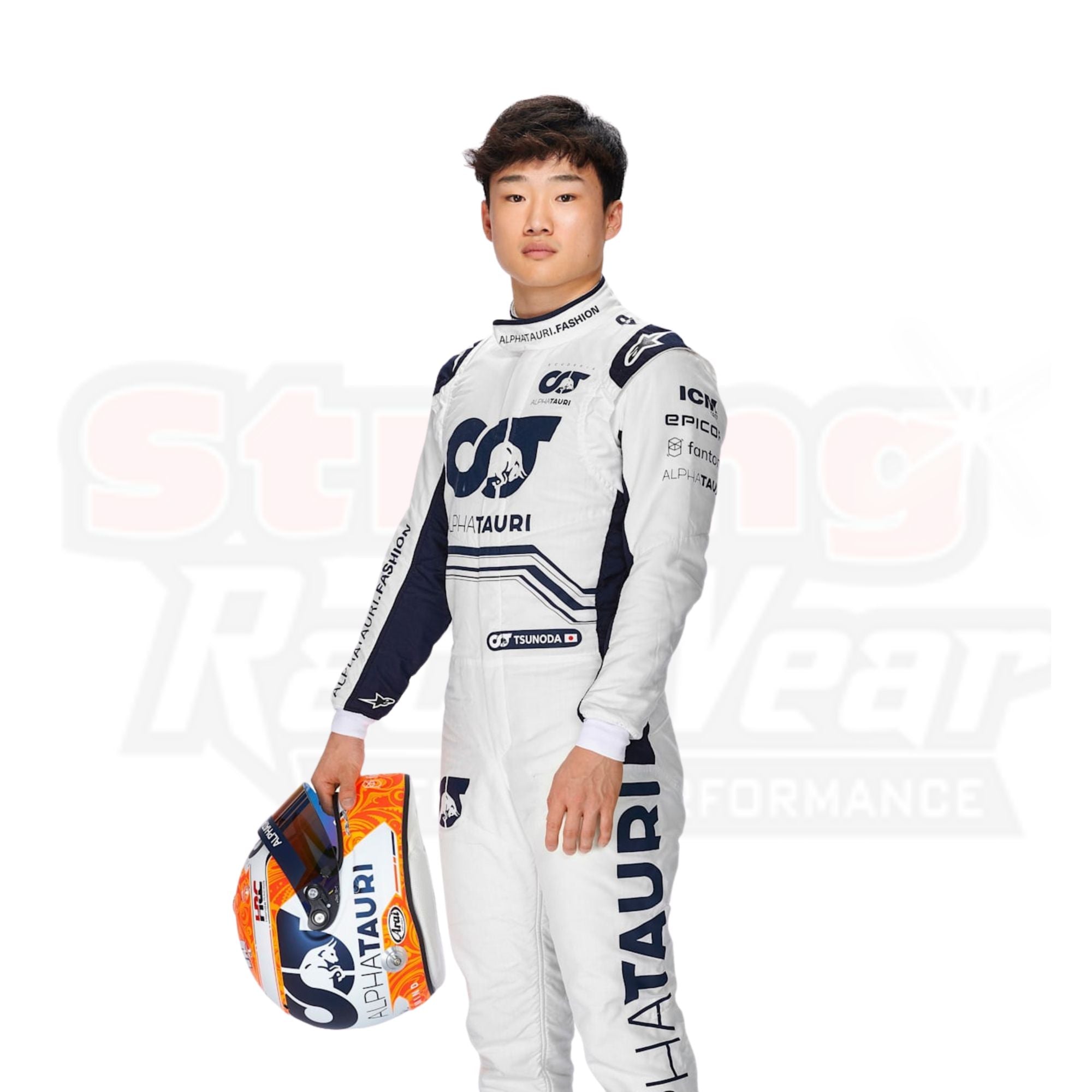 2022 Yuki Tsunoda Replica Race Suit F1 Team Alphatauri